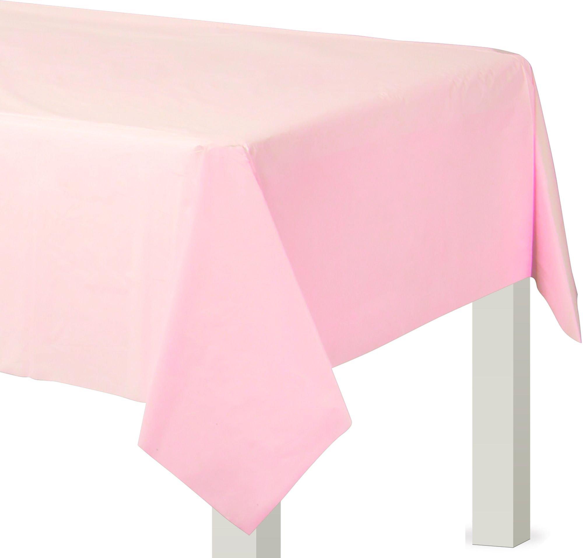 Plastic Table Cover. 54in x 108in. Assorted Colors - Image 4