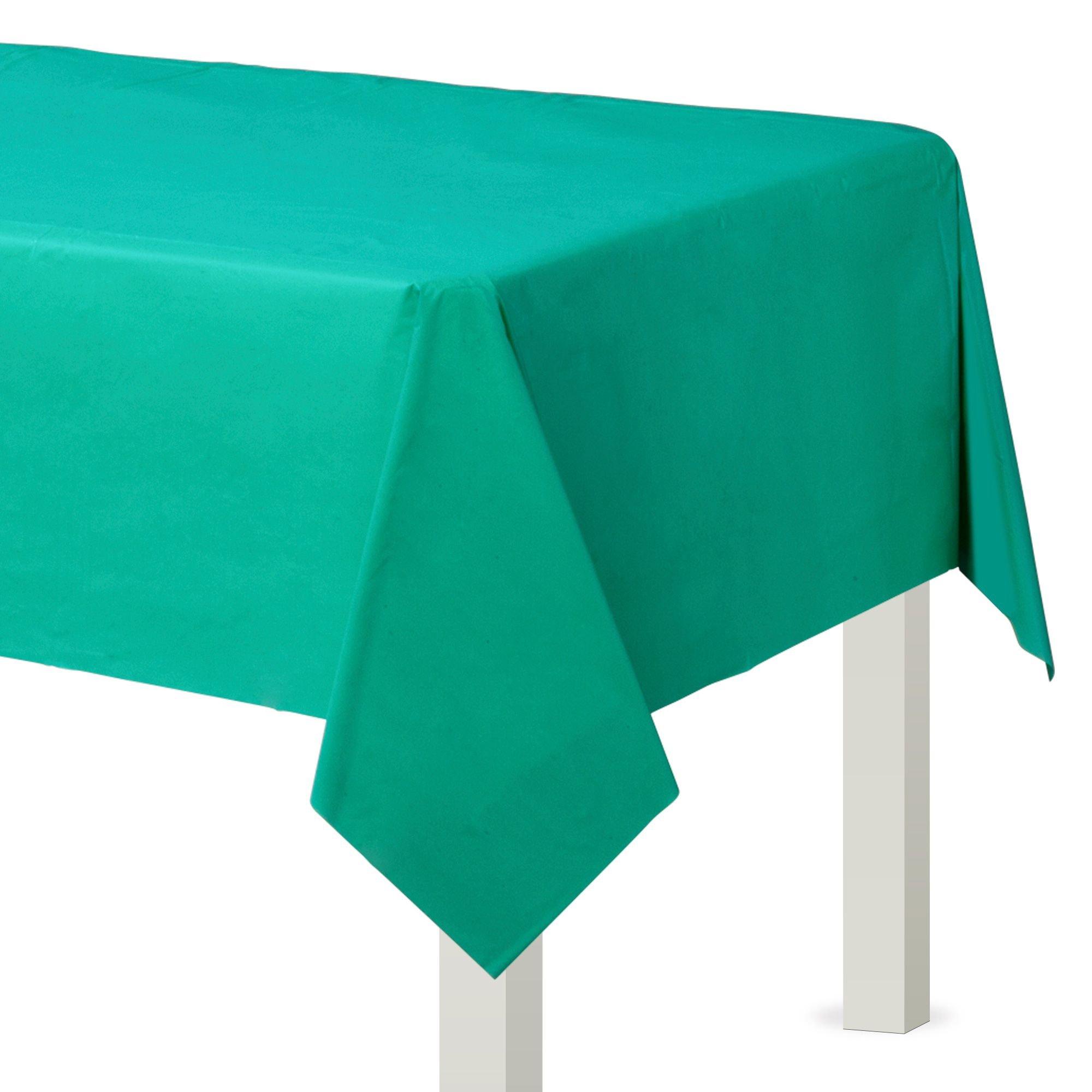 Plastic Table Cover. 54in x 108in. Assorted Colors - Image 5