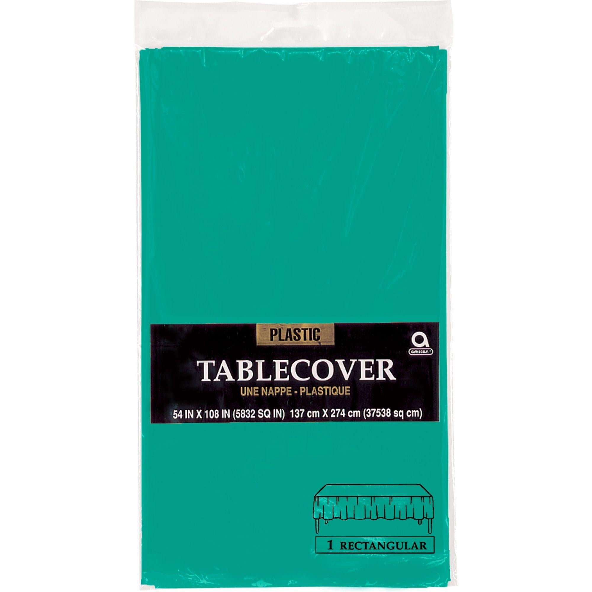 Plastic Table Cover. 54in x 108in. Assorted Colors - Image 6
