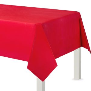 Plastic Table Cover. 54in x 108in. Assorted Colors