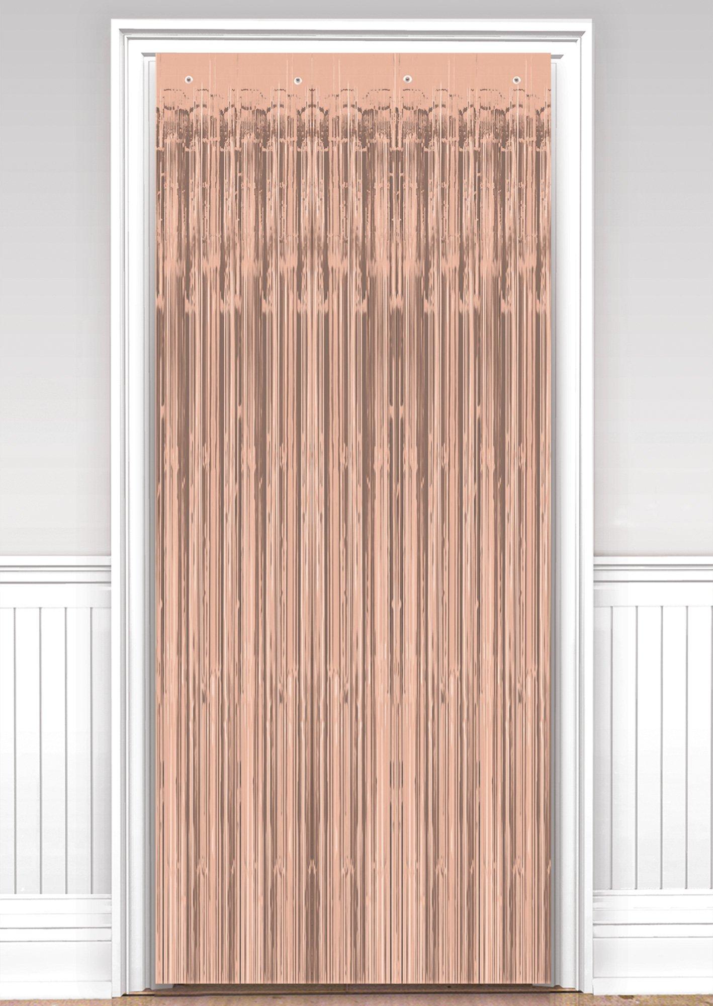 Foil Fringe Doorway Curtain. 3ft x 8ft. Assorted Colors - Image 4
