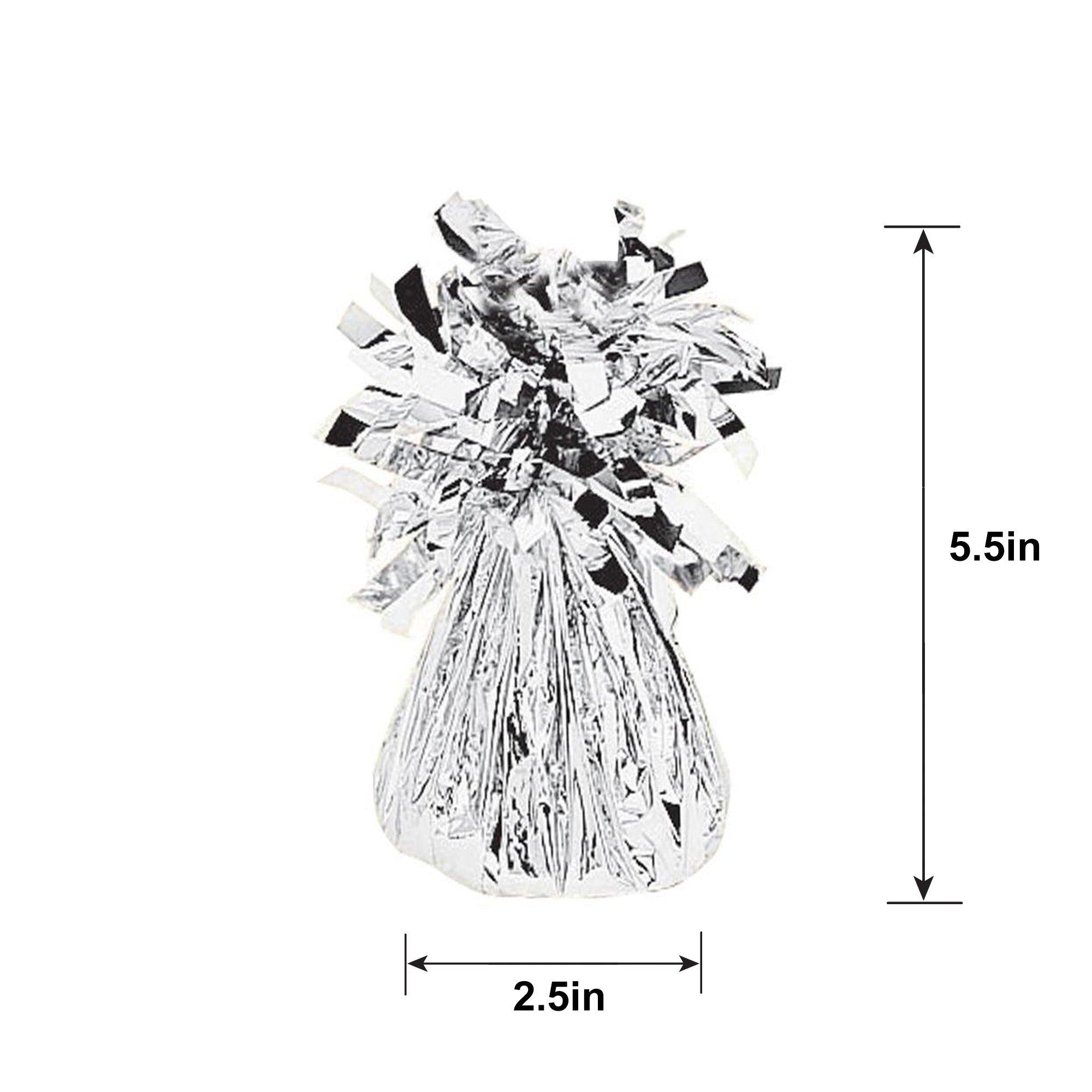 Foil Balloon Weight. 6oz. Assorted Colors - Image 2