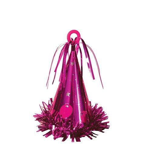 Party Hat Balloon Weight. 6oz. Assorted Colors - Image 6