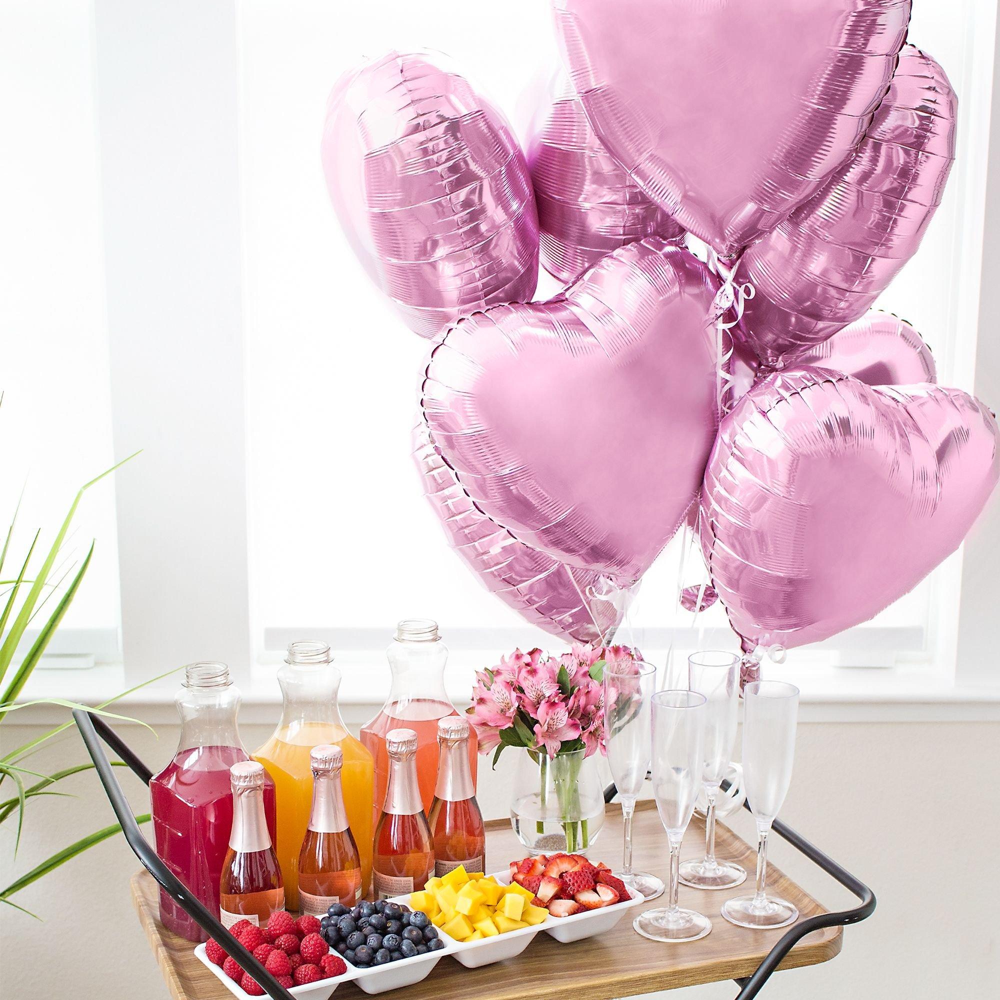 Heart Balloon. 17in. Assorted Colors - Image 28