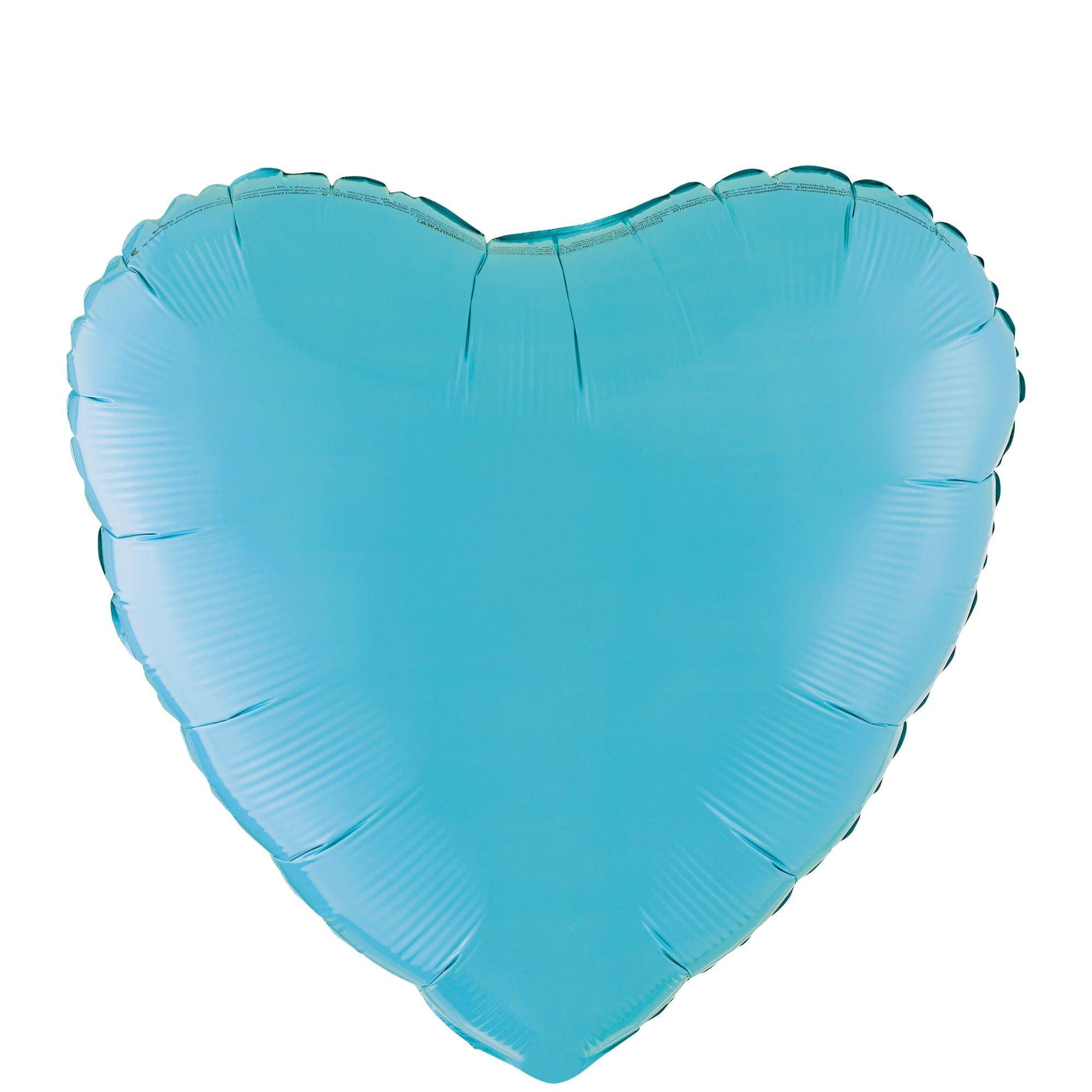 Heart Balloon. 17in. Assorted Colors - Image 12