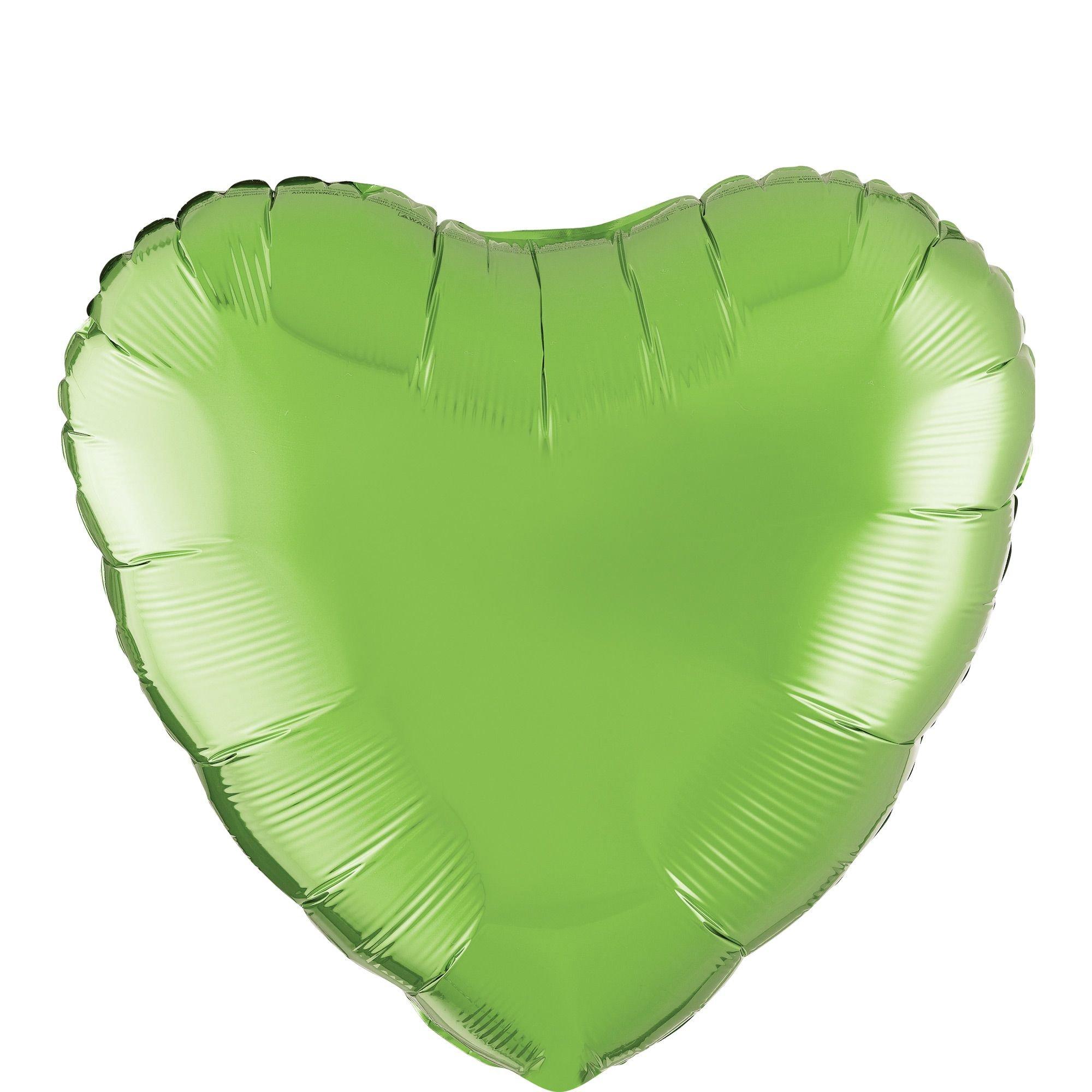 Heart Balloon. 17in. Assorted Colors - Image 9