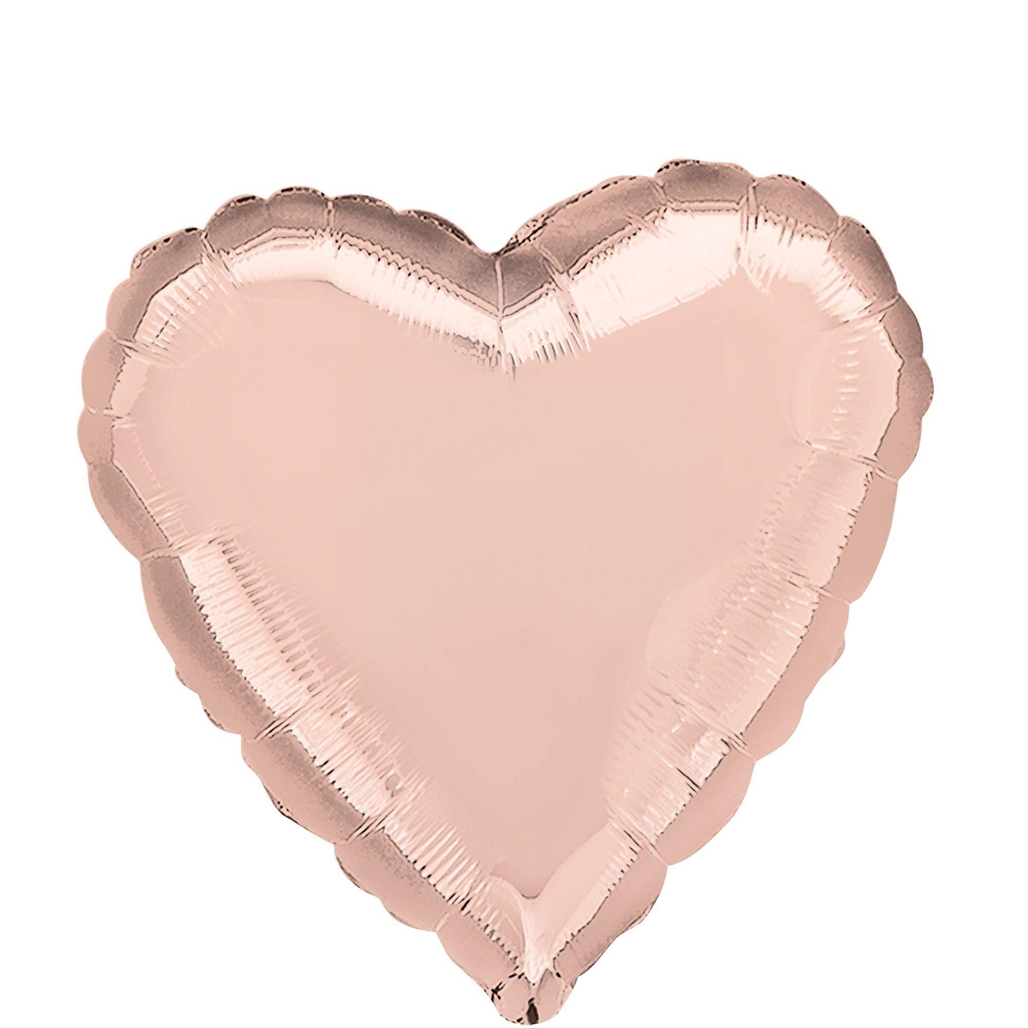 Heart Balloon. 17in. Assorted Colors - Image 5