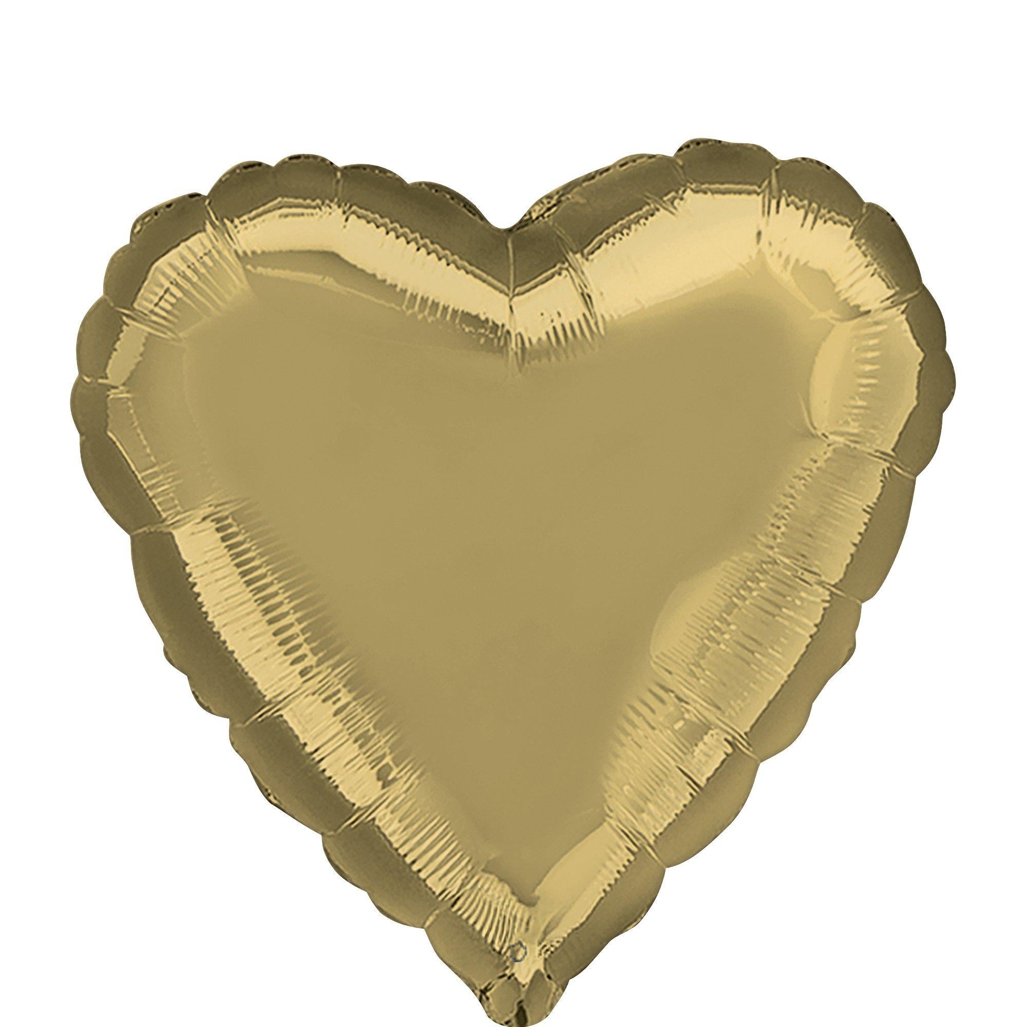 Heart Balloon. 17in. Assorted Colors - Image 17
