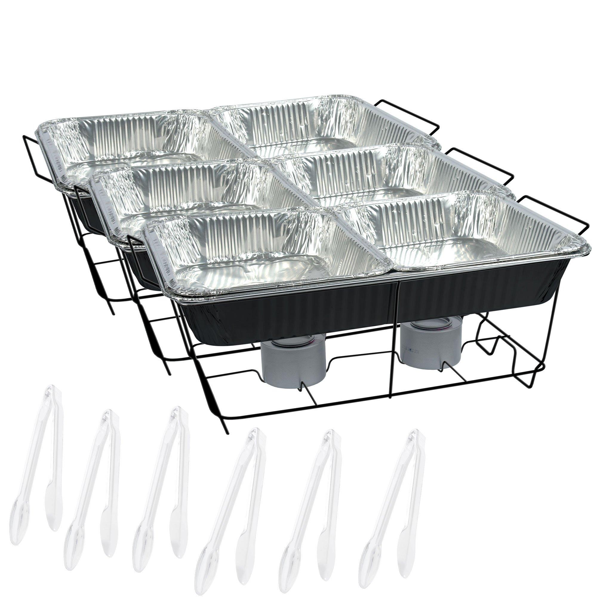 Chafing Dish Buffet Set. 24pc. Assorted Colors - Image 2