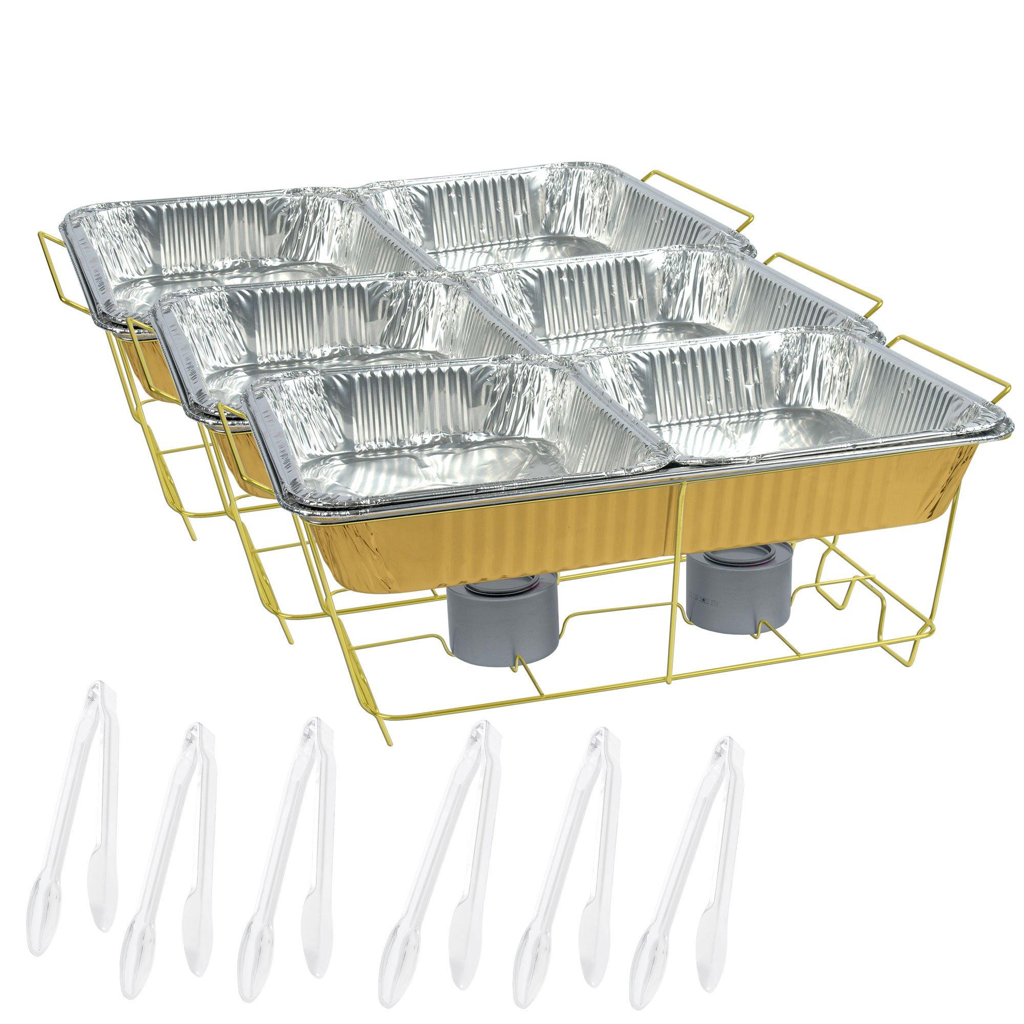 Chafing Dish Buffet Set. 24pc. Assorted Colors - Image 9