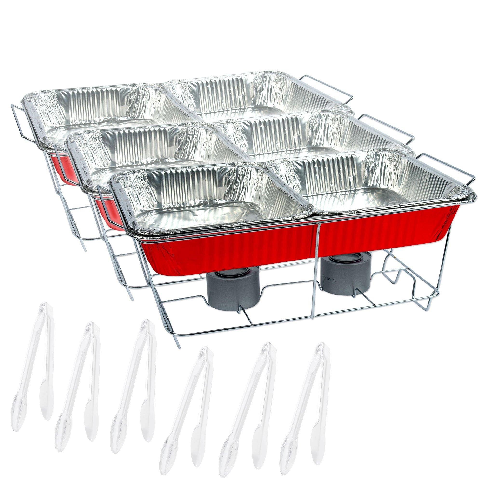 Chafing Dish Buffet Set. 24pc. Assorted Colors - Image 23