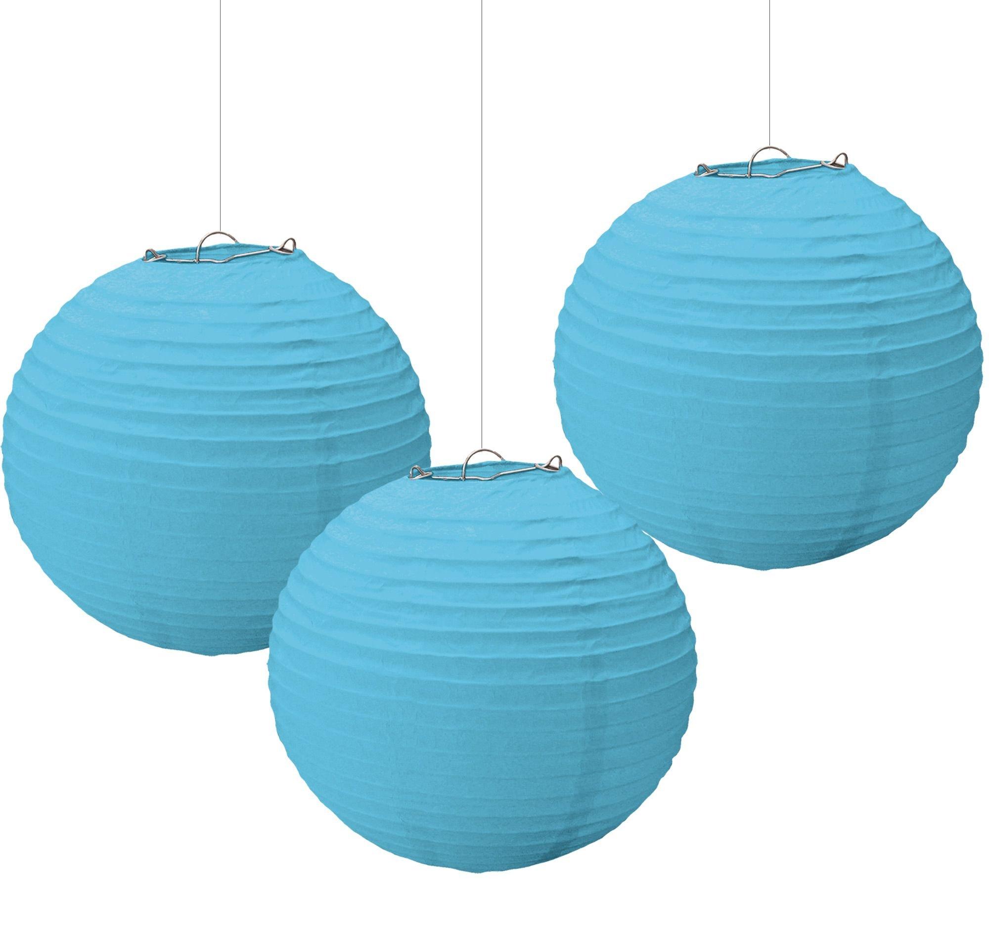 Paper Lanterns. 3ct. Assorted Colors - Image 5