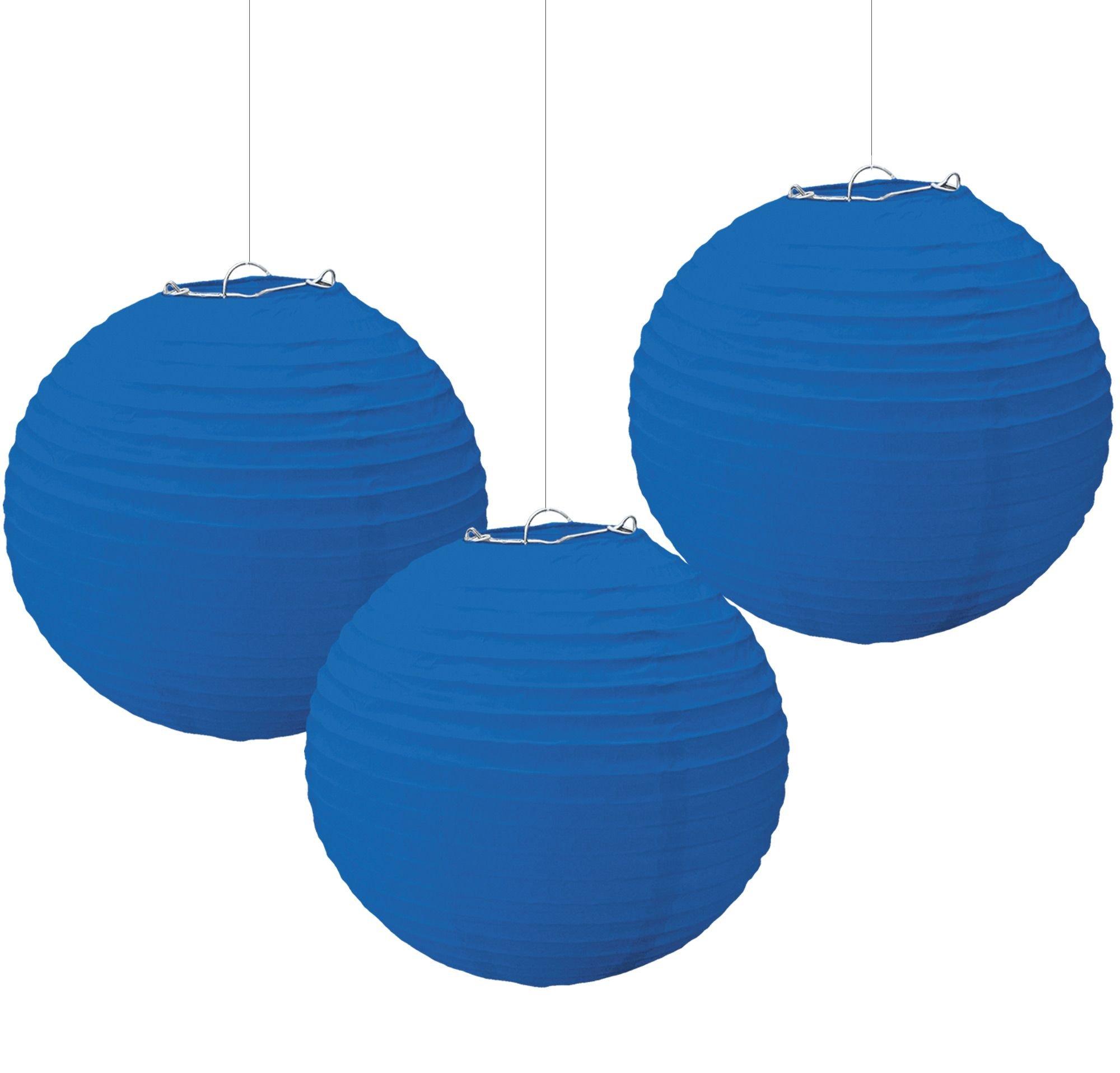 Paper Lanterns. 3ct. Assorted Colors