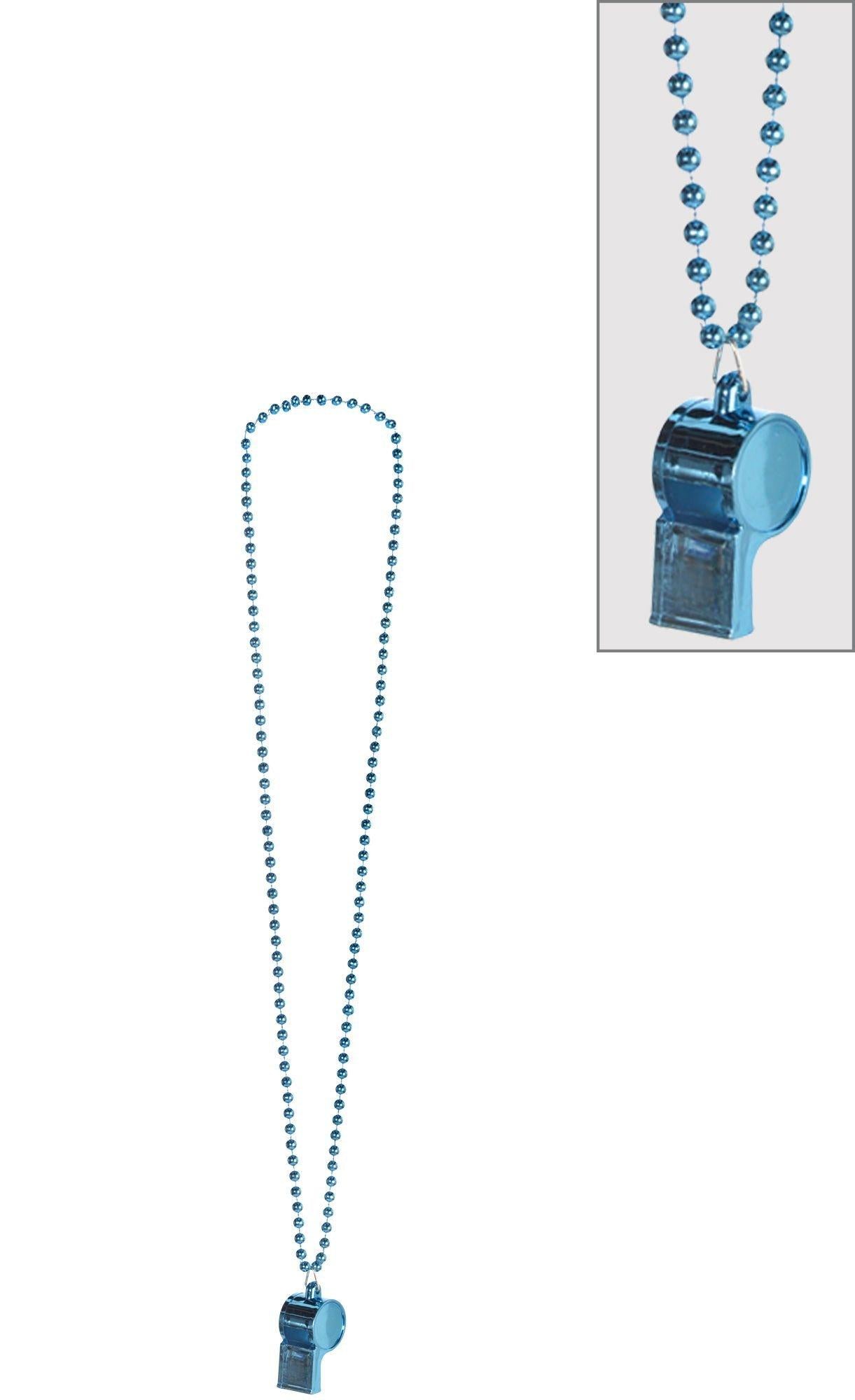 Party Beads with Whistle. Assorted Colors - Image 3