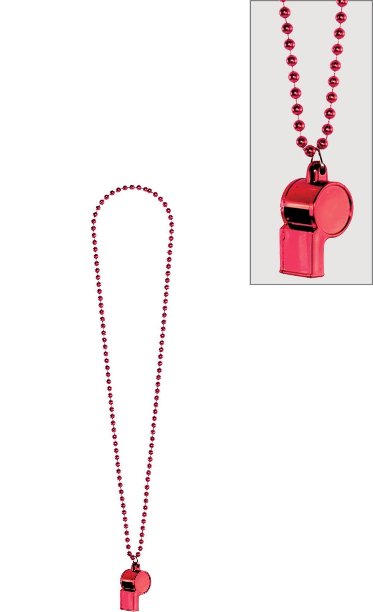 Party Beads with Whistle. Assorted Colors - Image 8