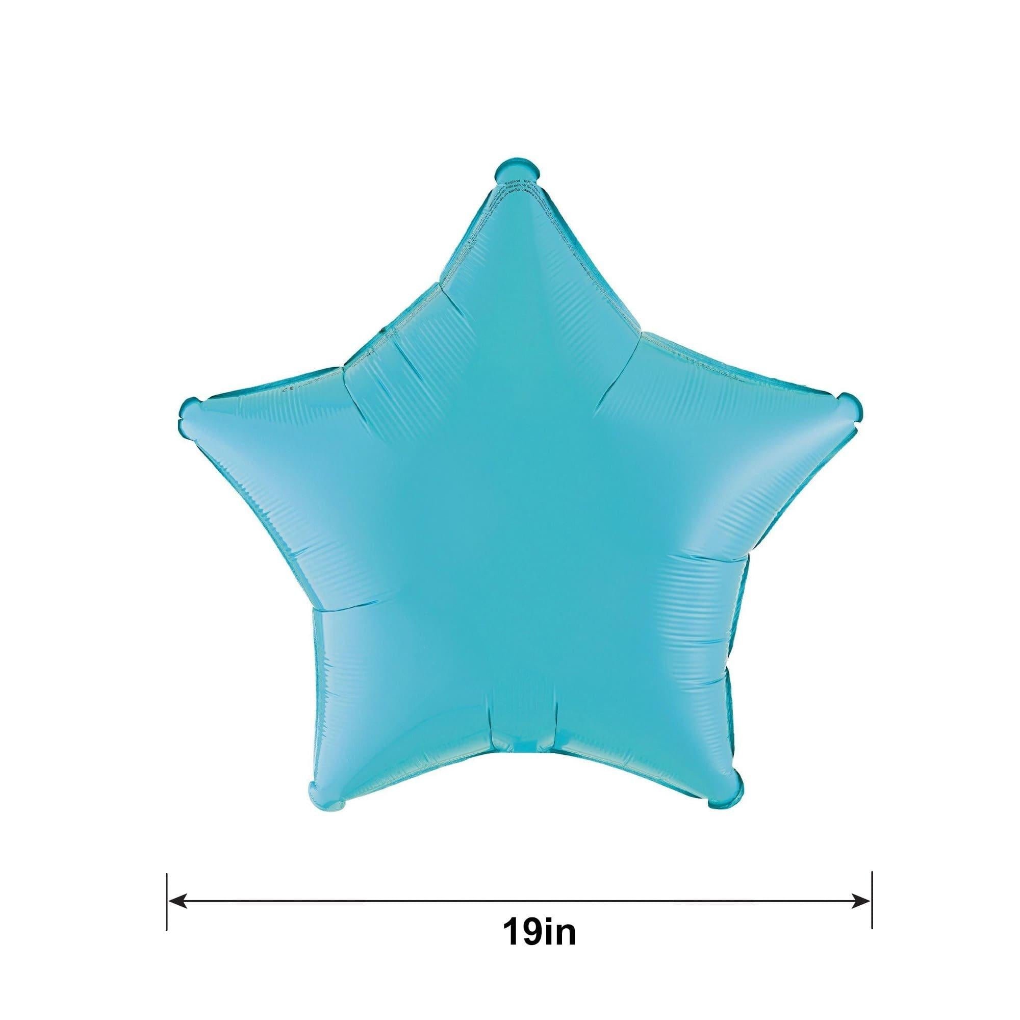 Star Foil Balloon. 19in. Assorted Colors - Image 12