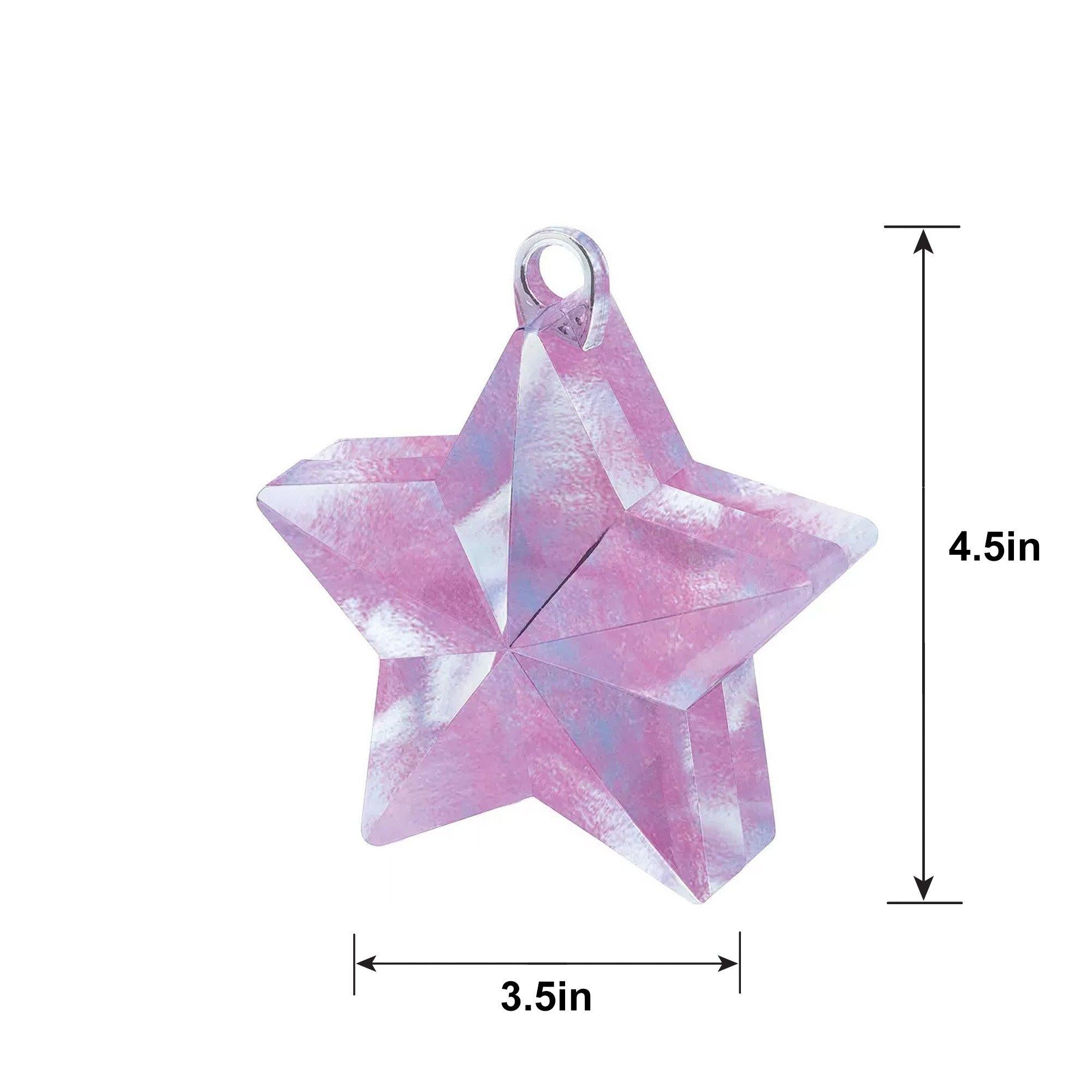 Star Balloon Weight. 6oz. Assorted Colors - Image 9