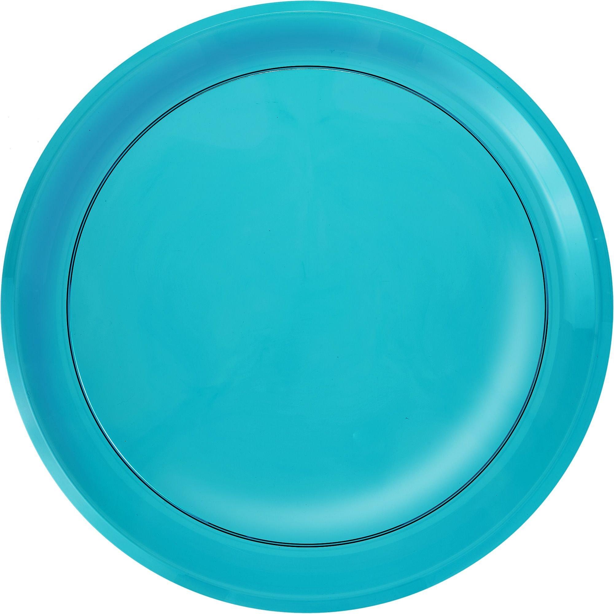 Plastic Round Platter. Assorted Colors - Image 3