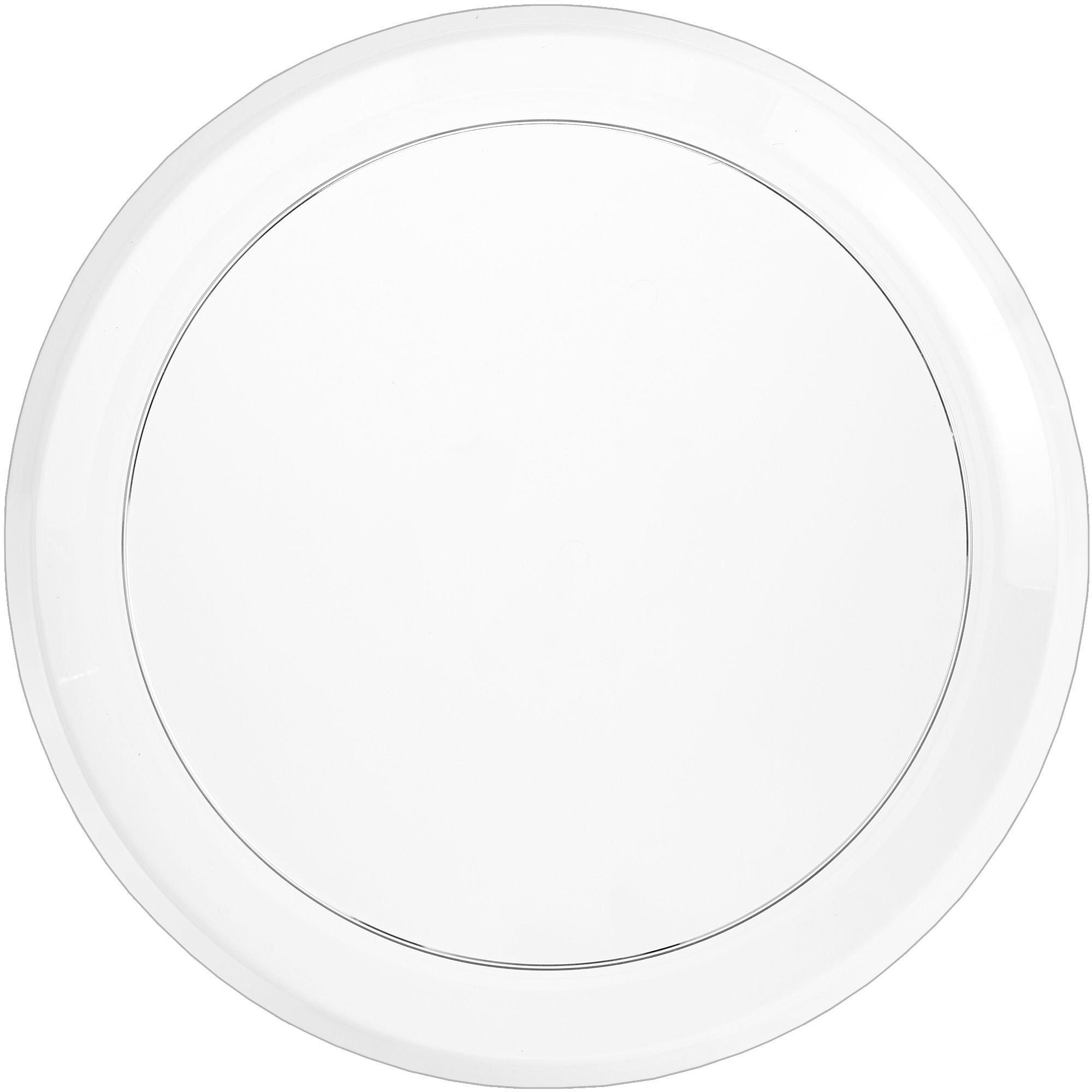 Plastic Round Platter. Assorted Colors