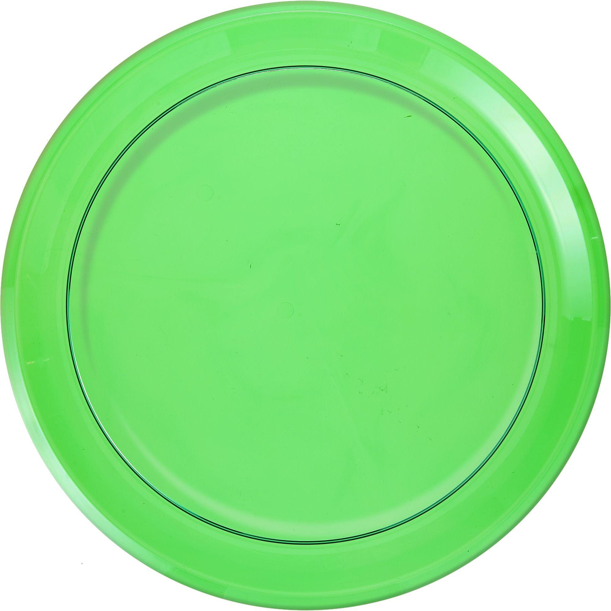 Plastic Round Platter. Assorted Colors - Image 7