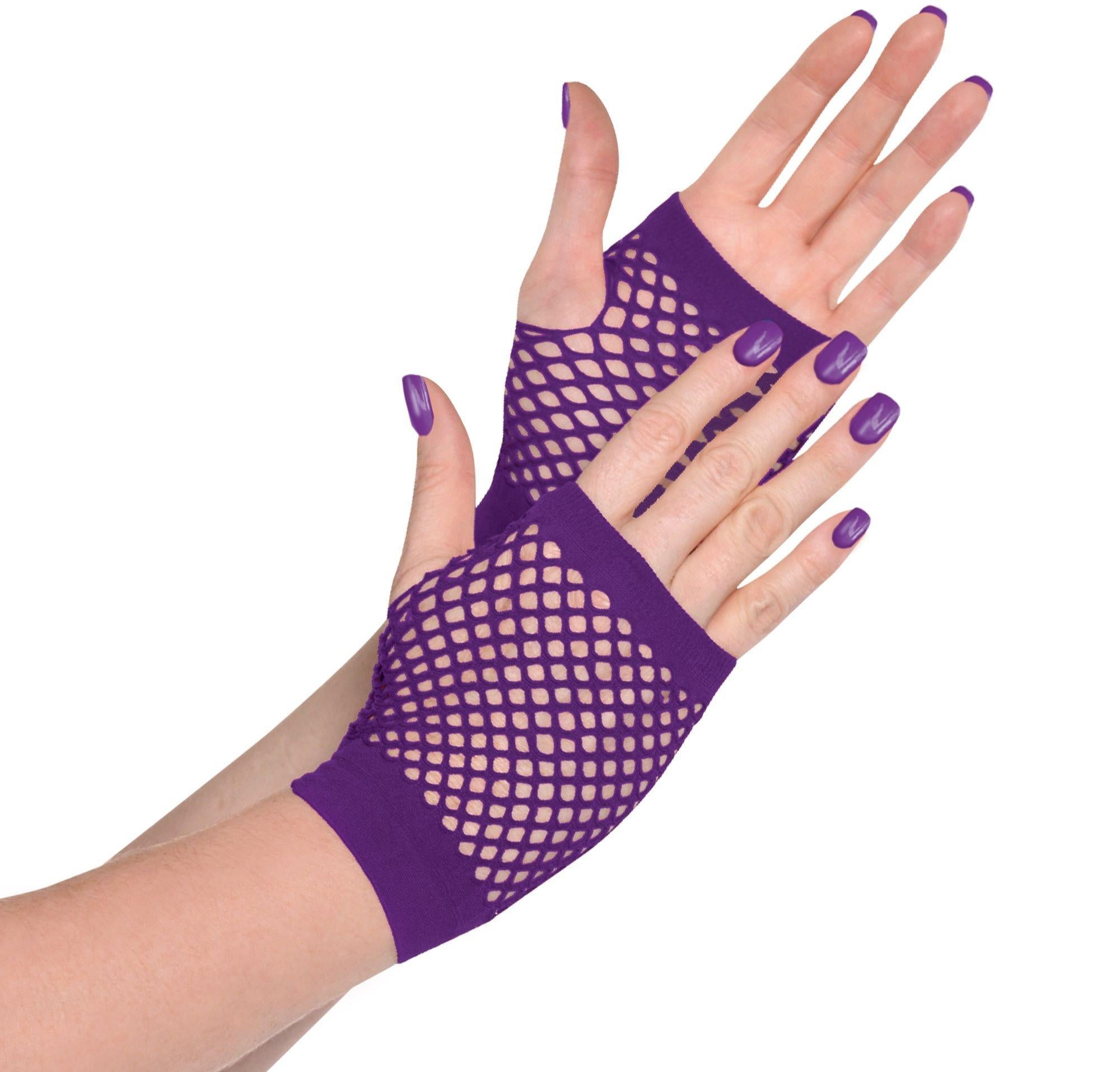 Fishnet Glovelettes. Assorted Colors - Image 3