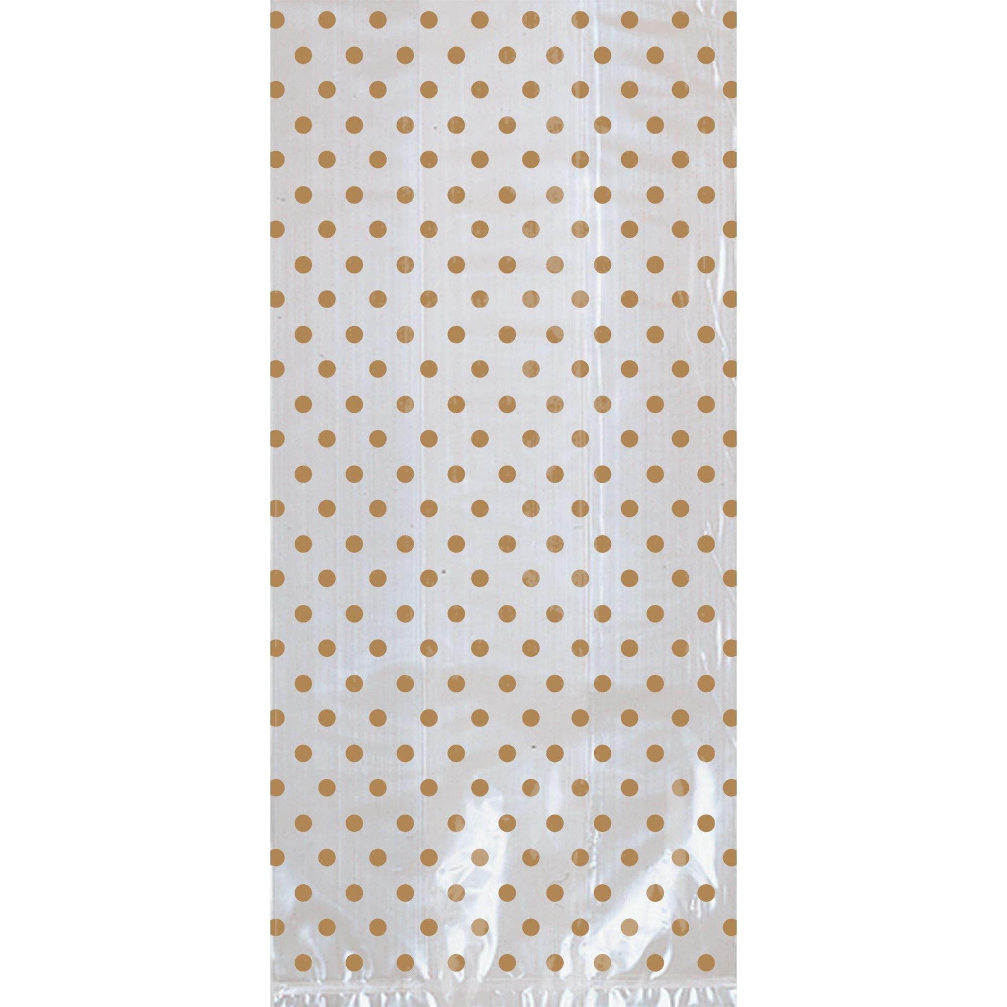Polka Dot Treat Bags with Bows. 12ct. Assorted Colors - Image 4