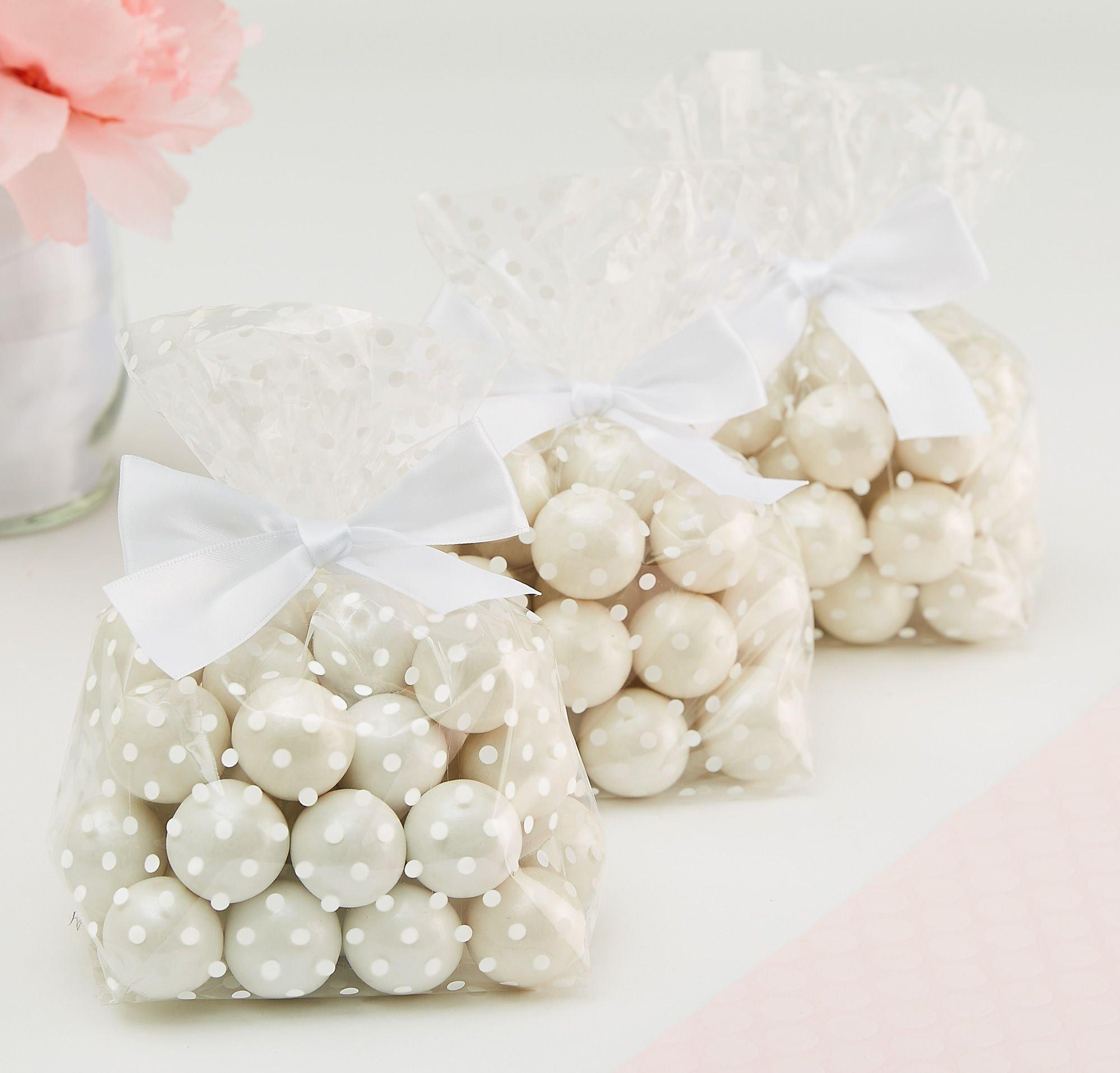 Polka Dot Treat Bags with Bows. 12ct. Assorted Colors - Image 13