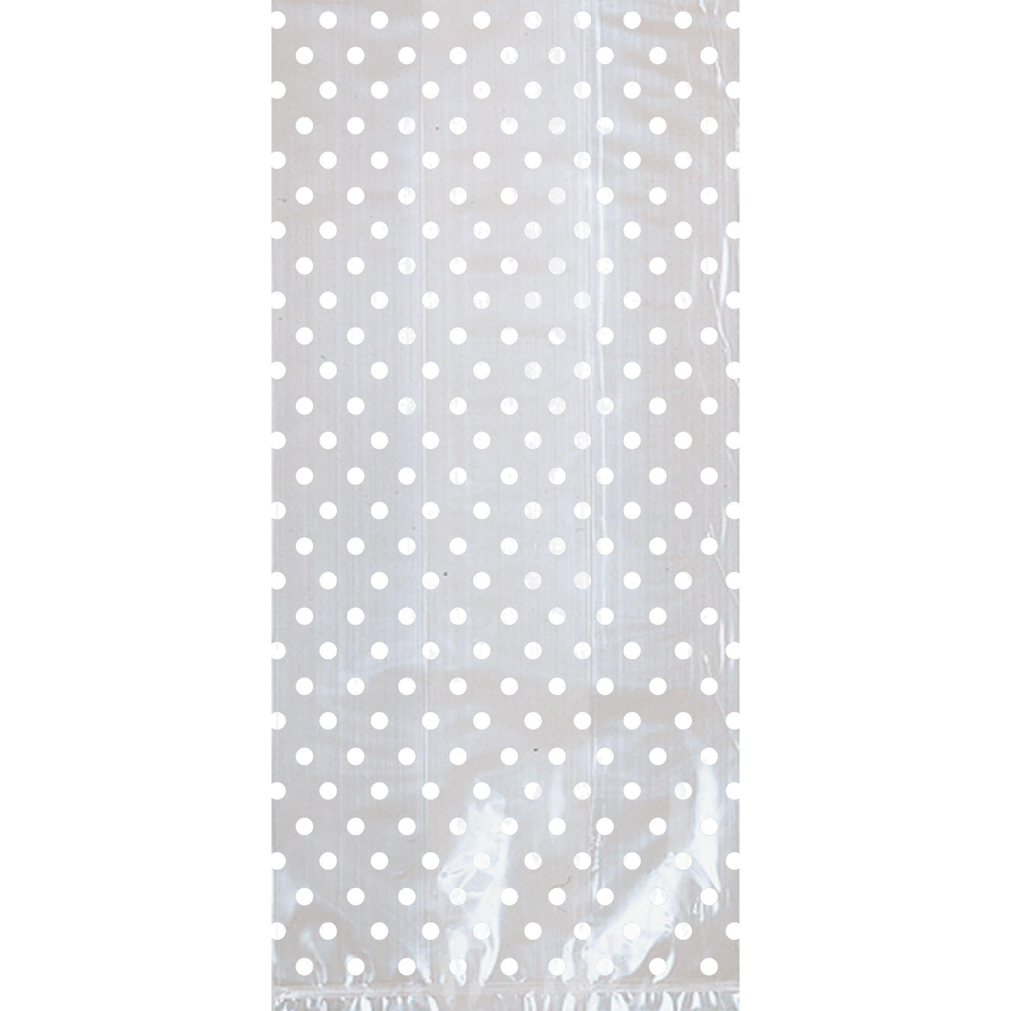 Polka Dot Treat Bags with Bows. 12ct. Assorted Colors - Image 14