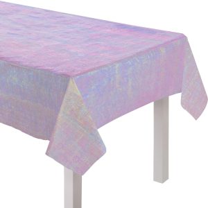 Opalescent Table Cover. 54in x 102in. Assorted Colors