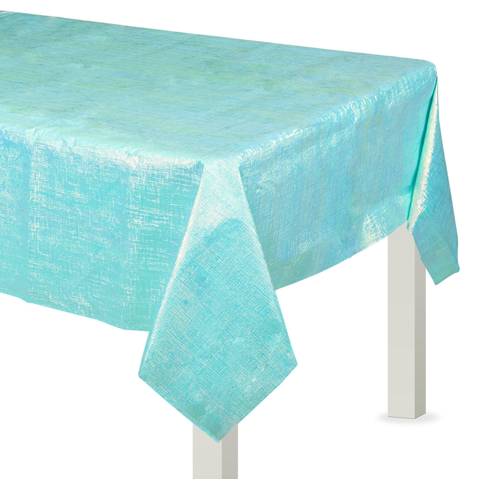 Opalescent Table Cover. 54in x 102in. Assorted Colors - Image 7