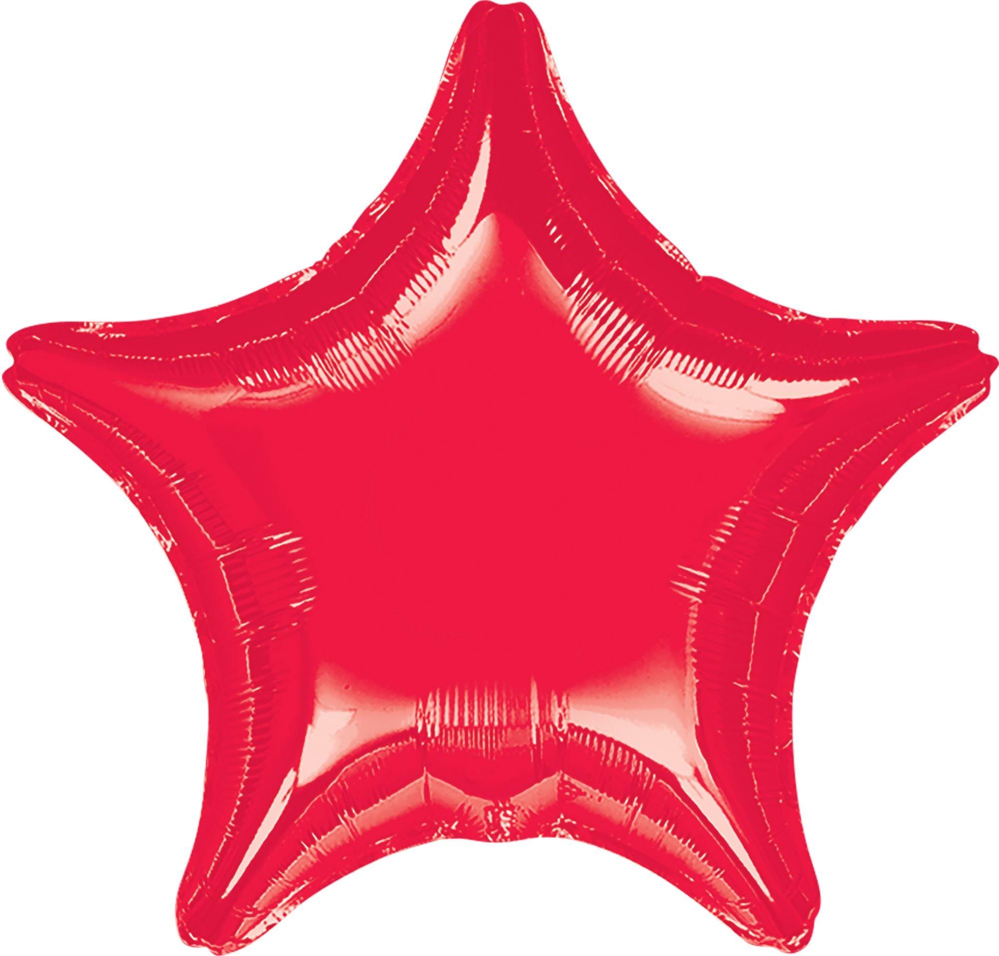 Giant Star Balloon. 32in. Assorted Colors - Image 3