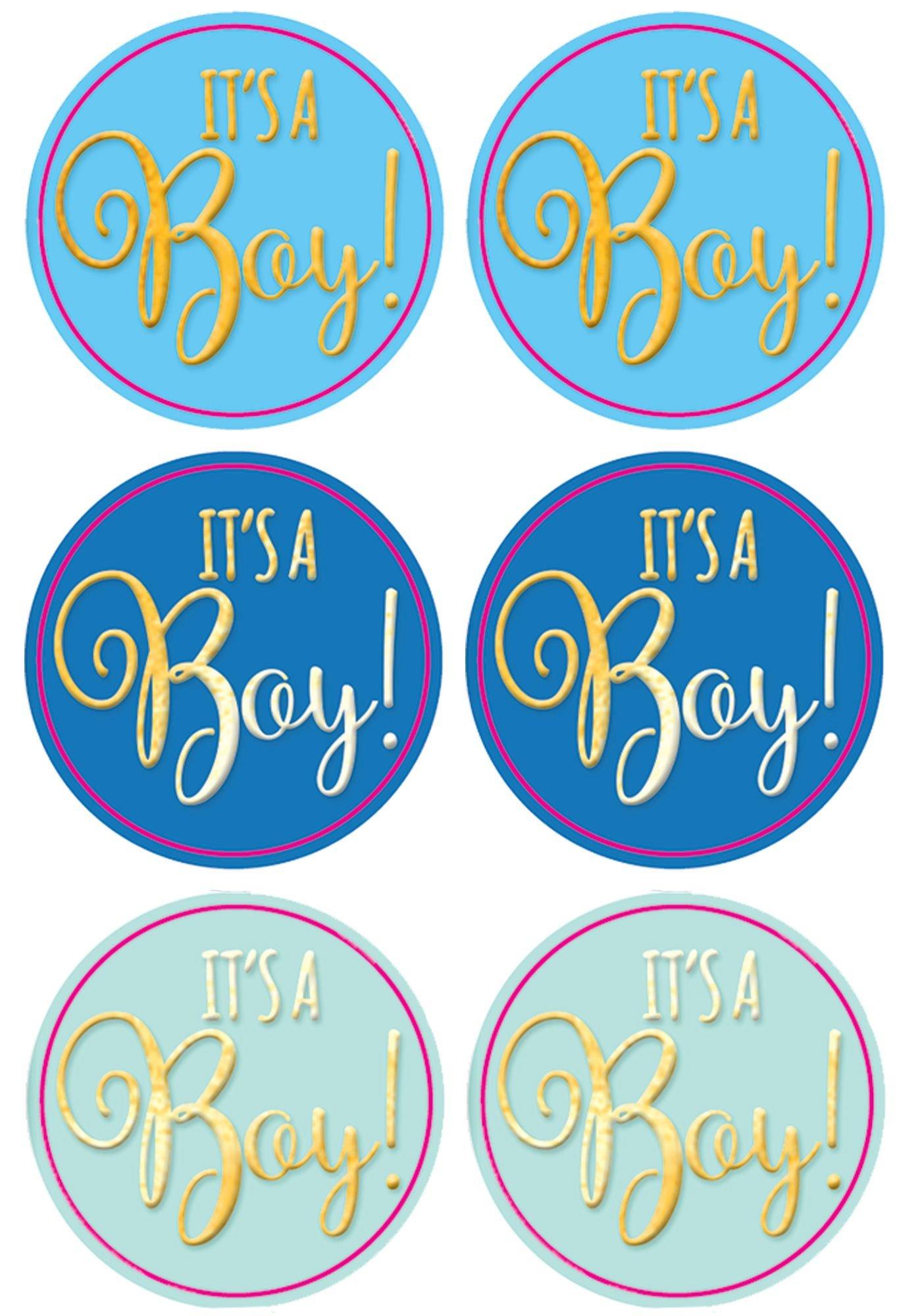 It's a Baby Shower Sticker Seals. 25ct. Assorted Colors