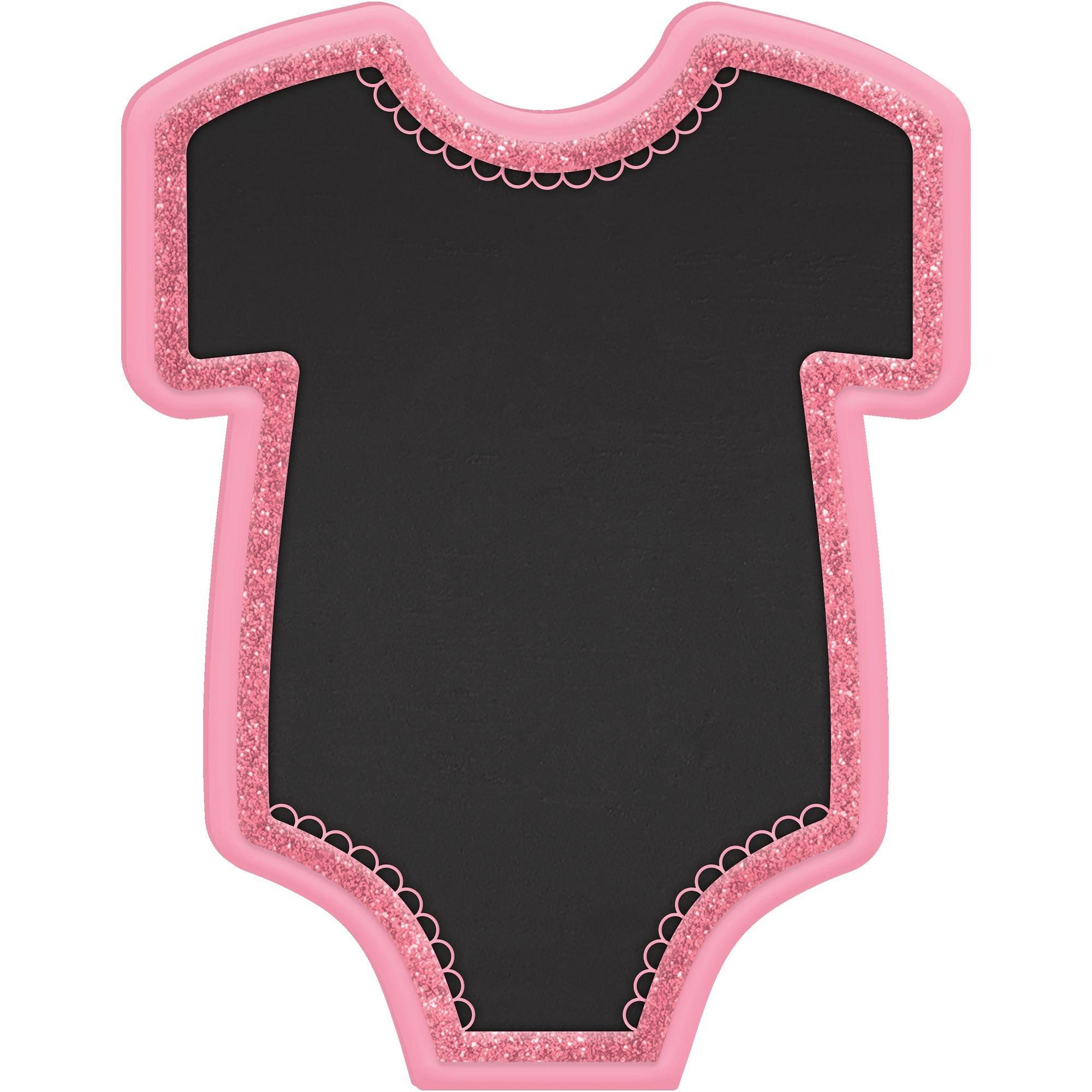 Bodysuit Baby Shower Chalkboard Easel Sign. Assorted Colors - Image 3
