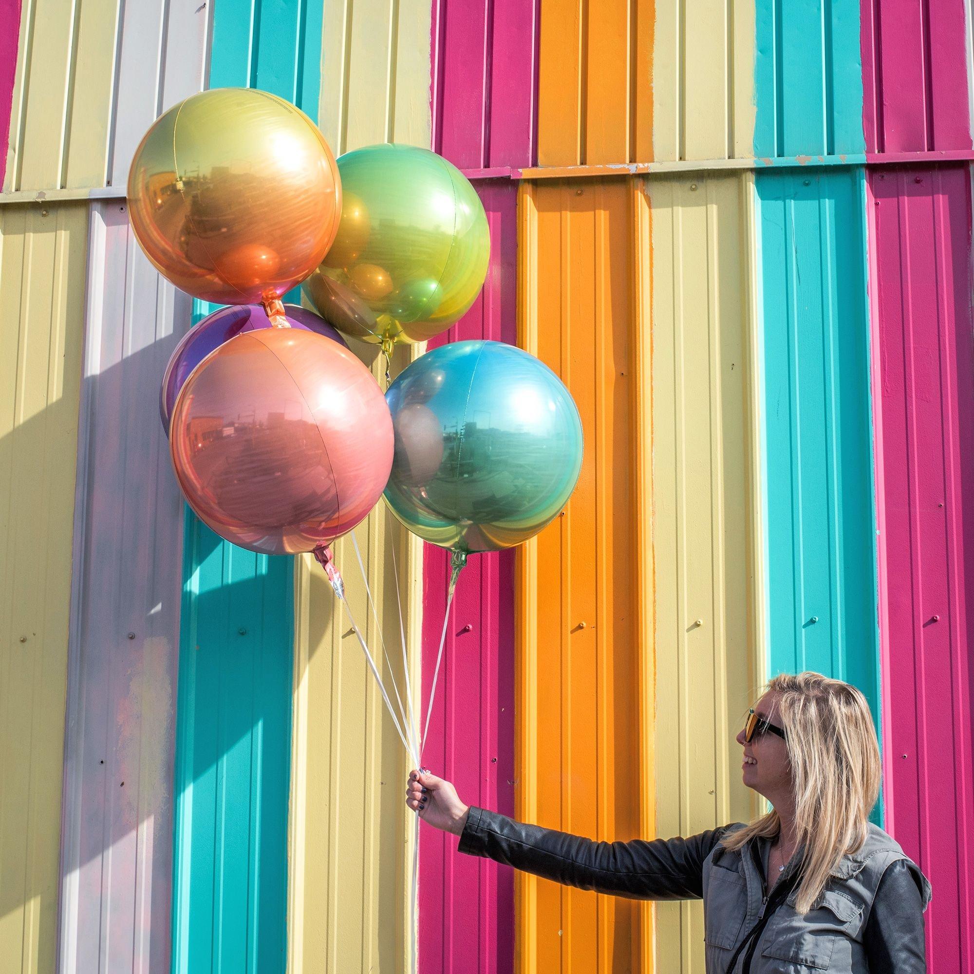 Ombre Orbz Balloon. Assorted Colors - Image 5