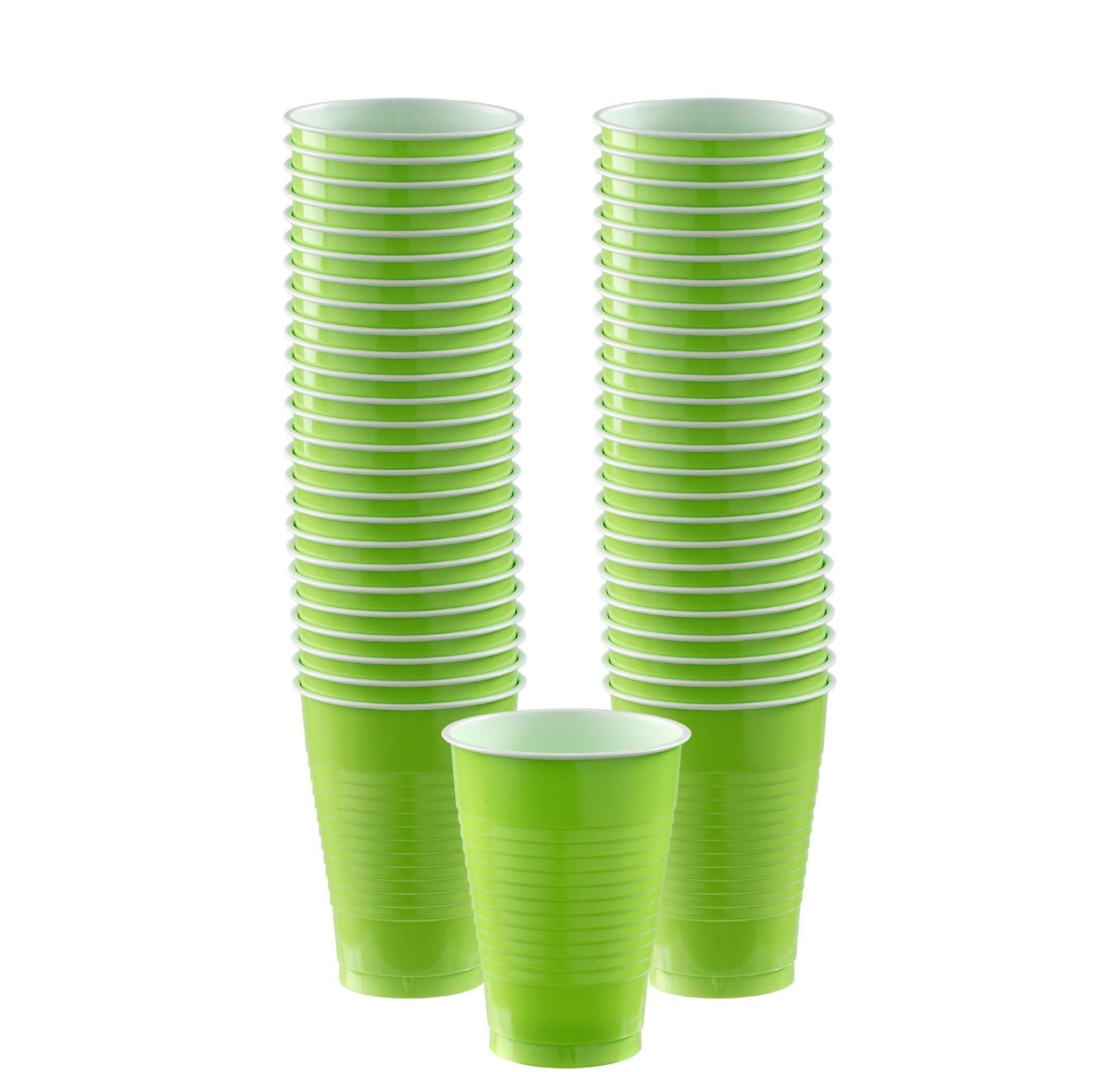 Plastic Cups. 12oz. 50ct. Assorted Colors