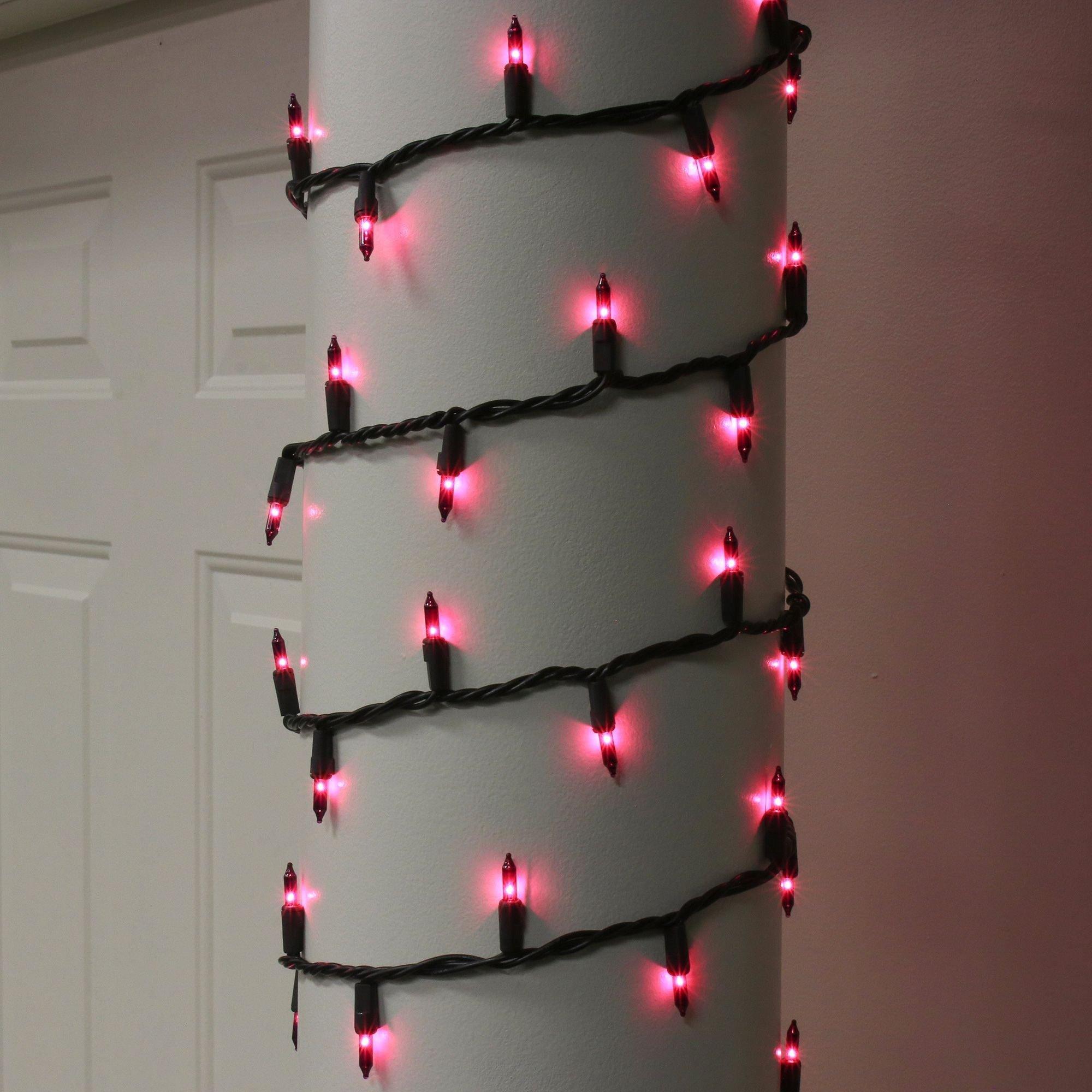 Incandescent Plastic String Lights. 100 Bulbs. 21ft. Assorted Colors - Image 6