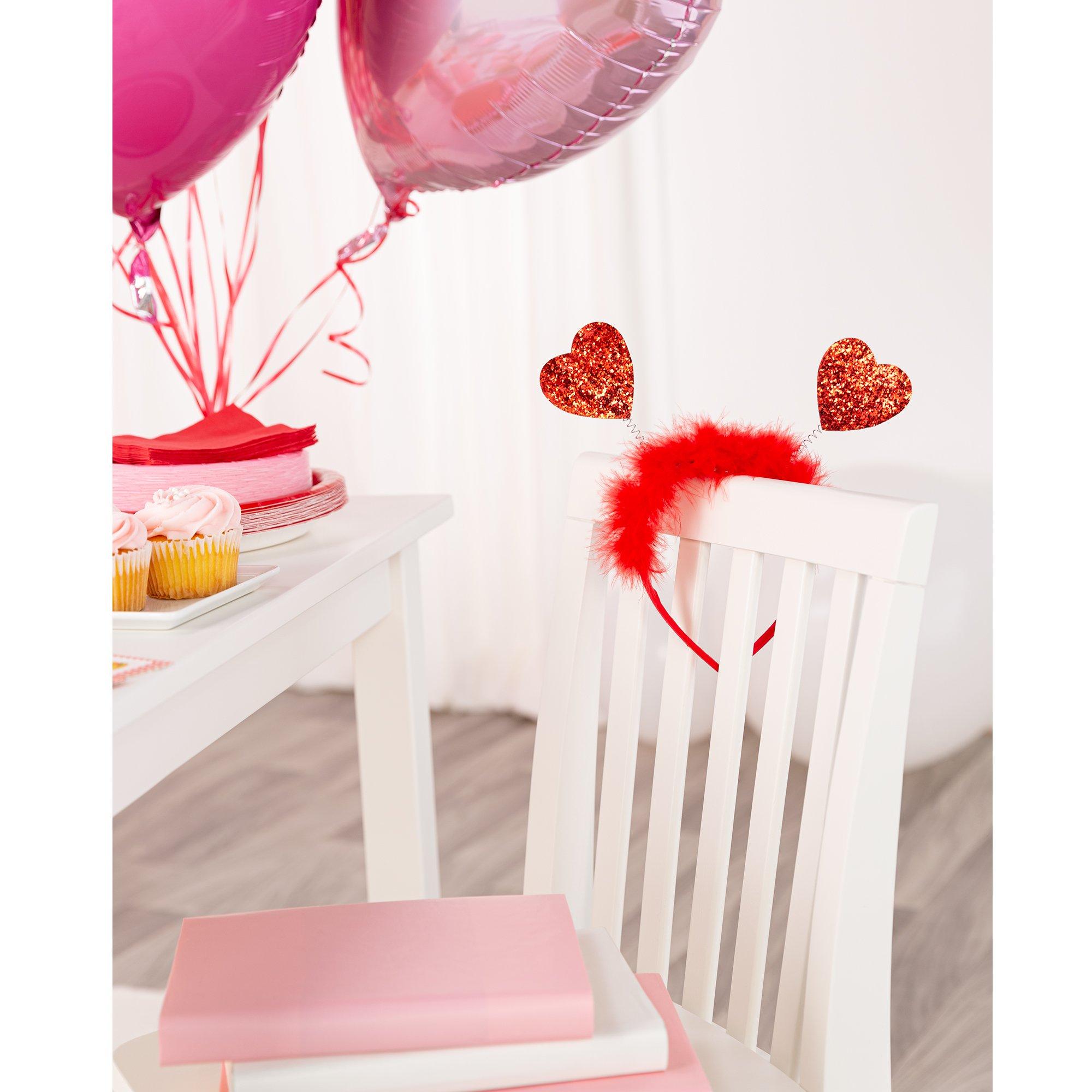 Glitter Heart Valentine's Day Head Bopper. Assorted Colors - Image 8