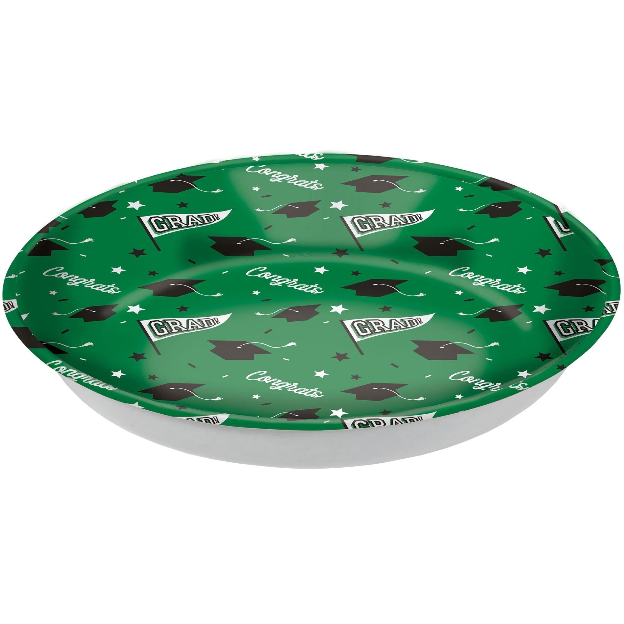 Congrats Grad Plastic Bowl. 13.75in. Assorted Colors - Image 2