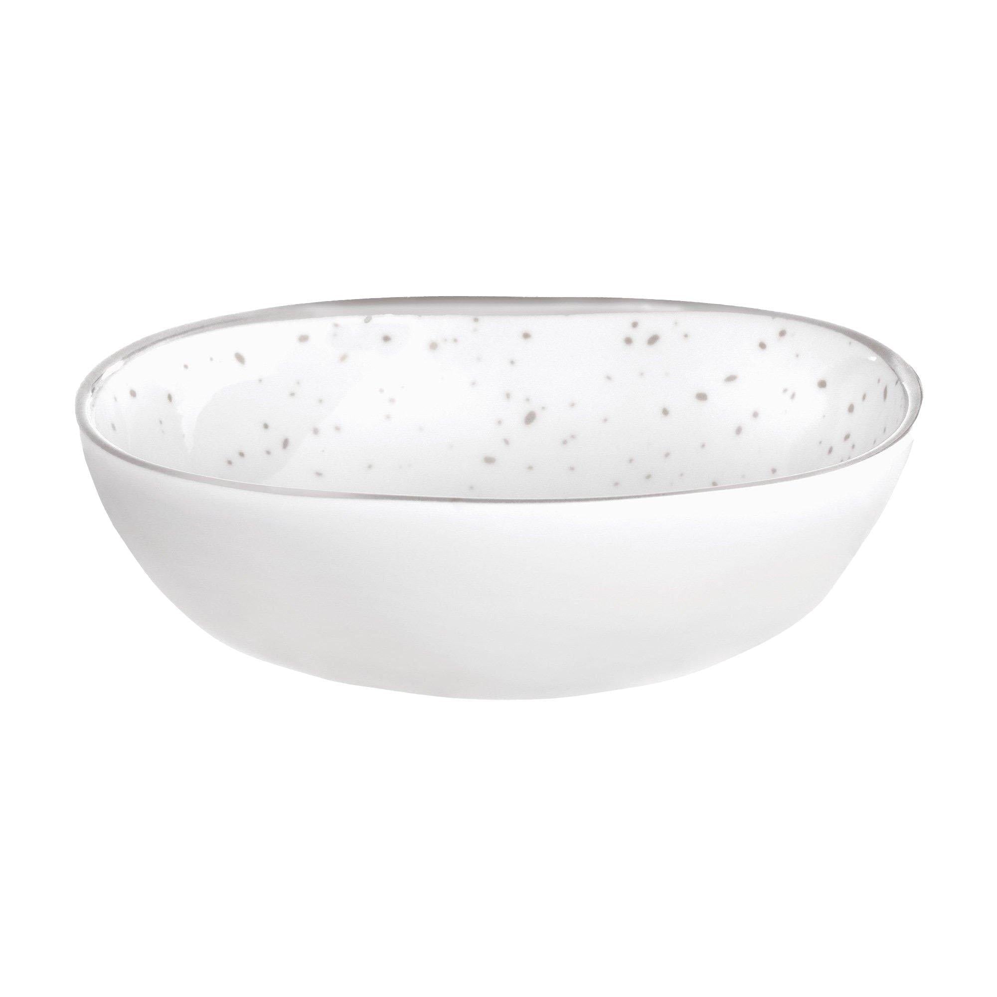 White With Speckles Melamine Bowl. 6.3in. 19.5oz. Assorted Colors