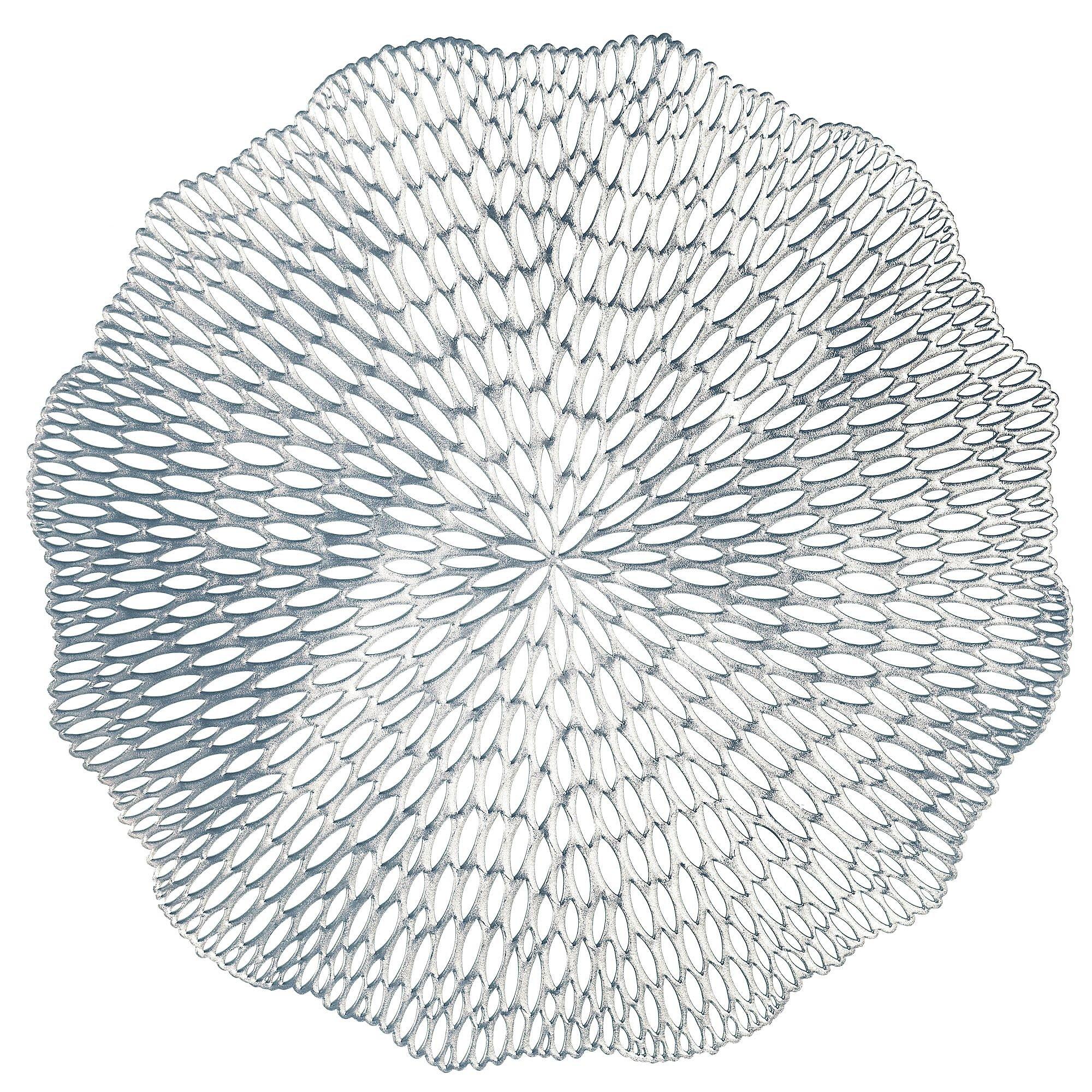 Metallic Blossom Premium Vinyl Placemats. 14.5in. 4ct. Assorted Colors