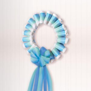 Oh Baby! Baby Shower Diaper Wreath Kit. 85pc. Assorted Colors