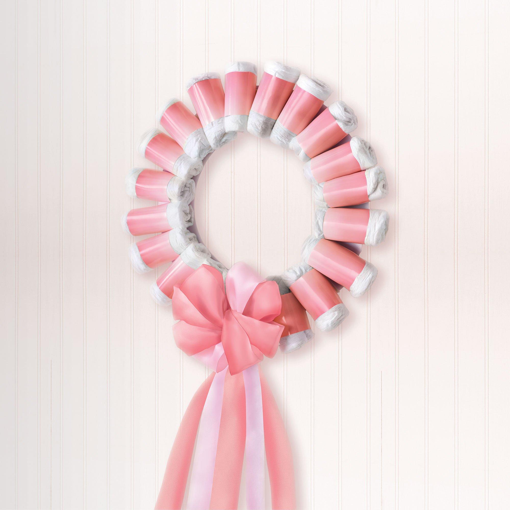 Oh Baby! Baby Shower Diaper Wreath Kit. 85pc. Assorted Colors - Image 2