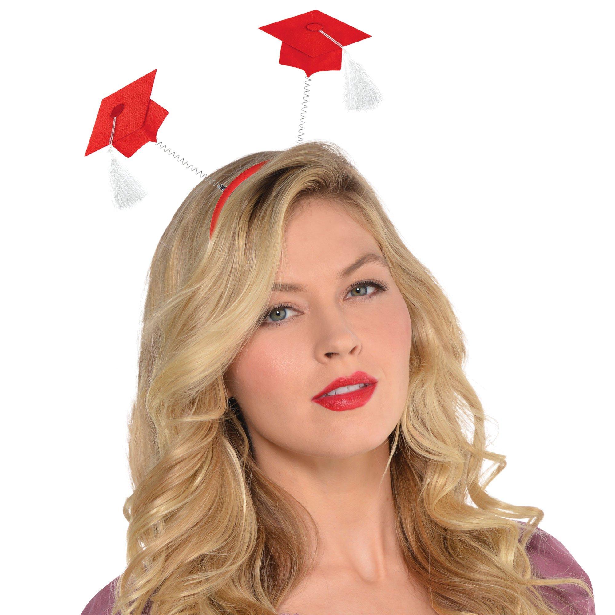 Graduation Cap Head Bopper. Assorted Colors - Image 2