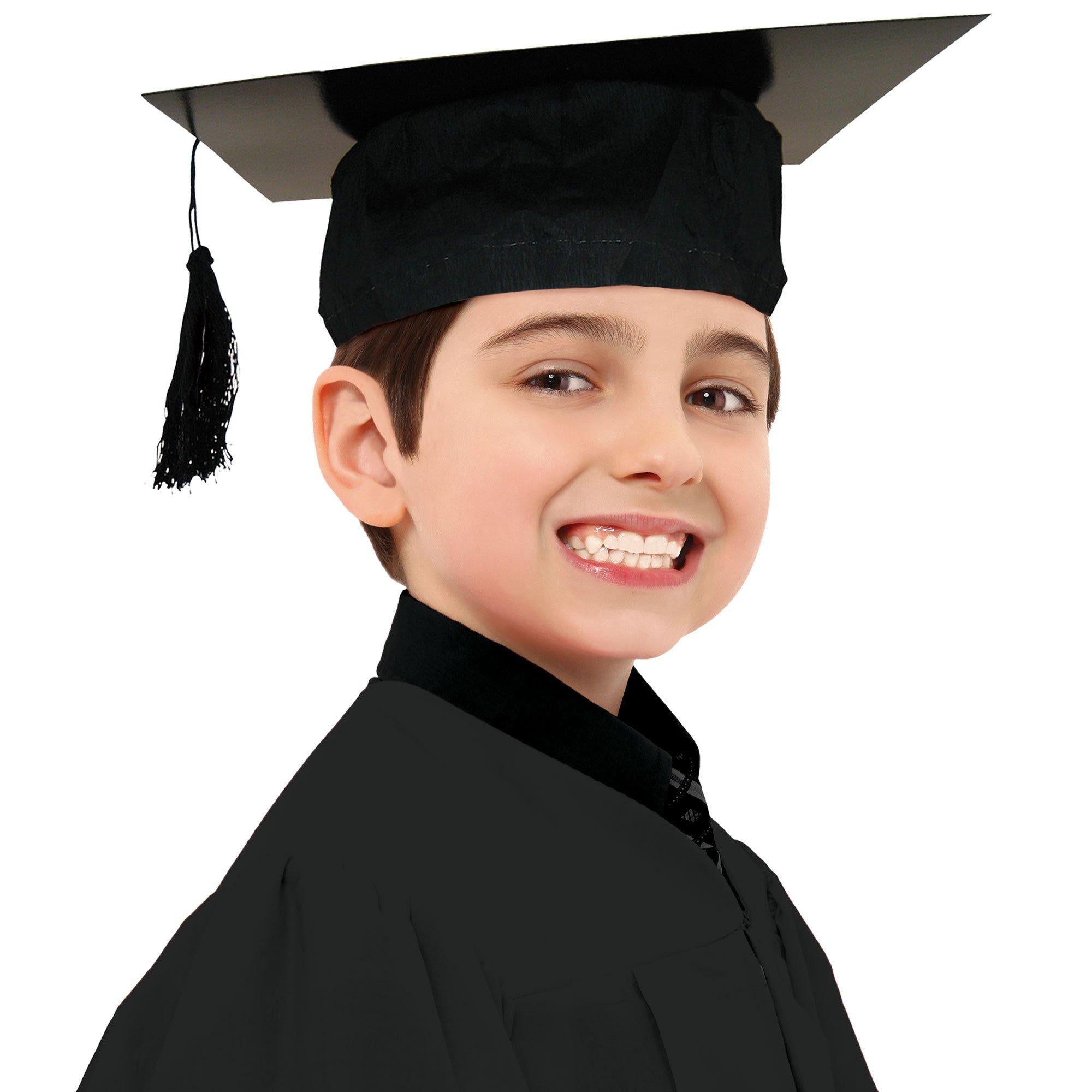 Kids' Autograph Fabric Graduation Cap. Assorted Colors - Image 2