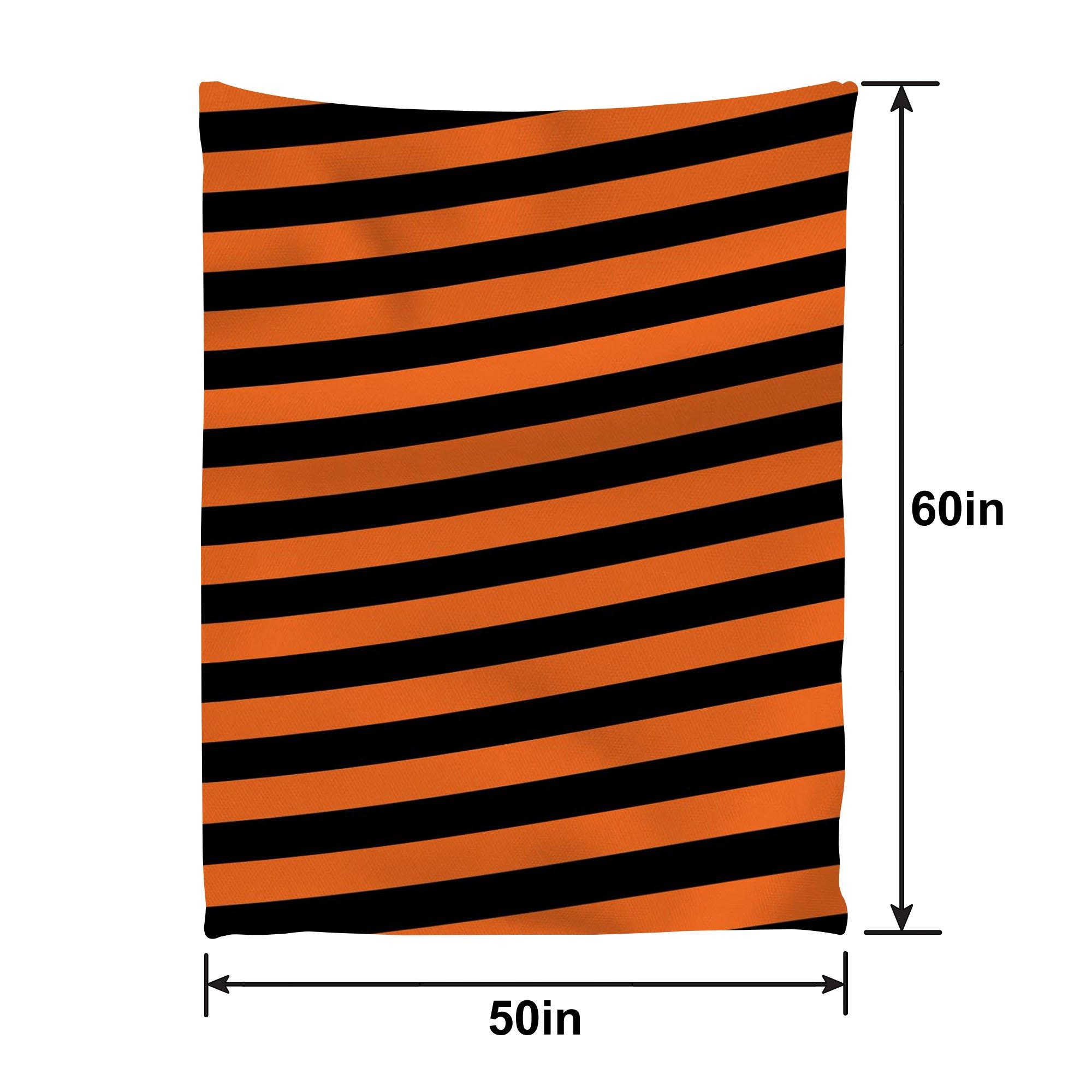 Halloween Fleece Blanket. 60in x 50in. Assorted Colors - Image 5