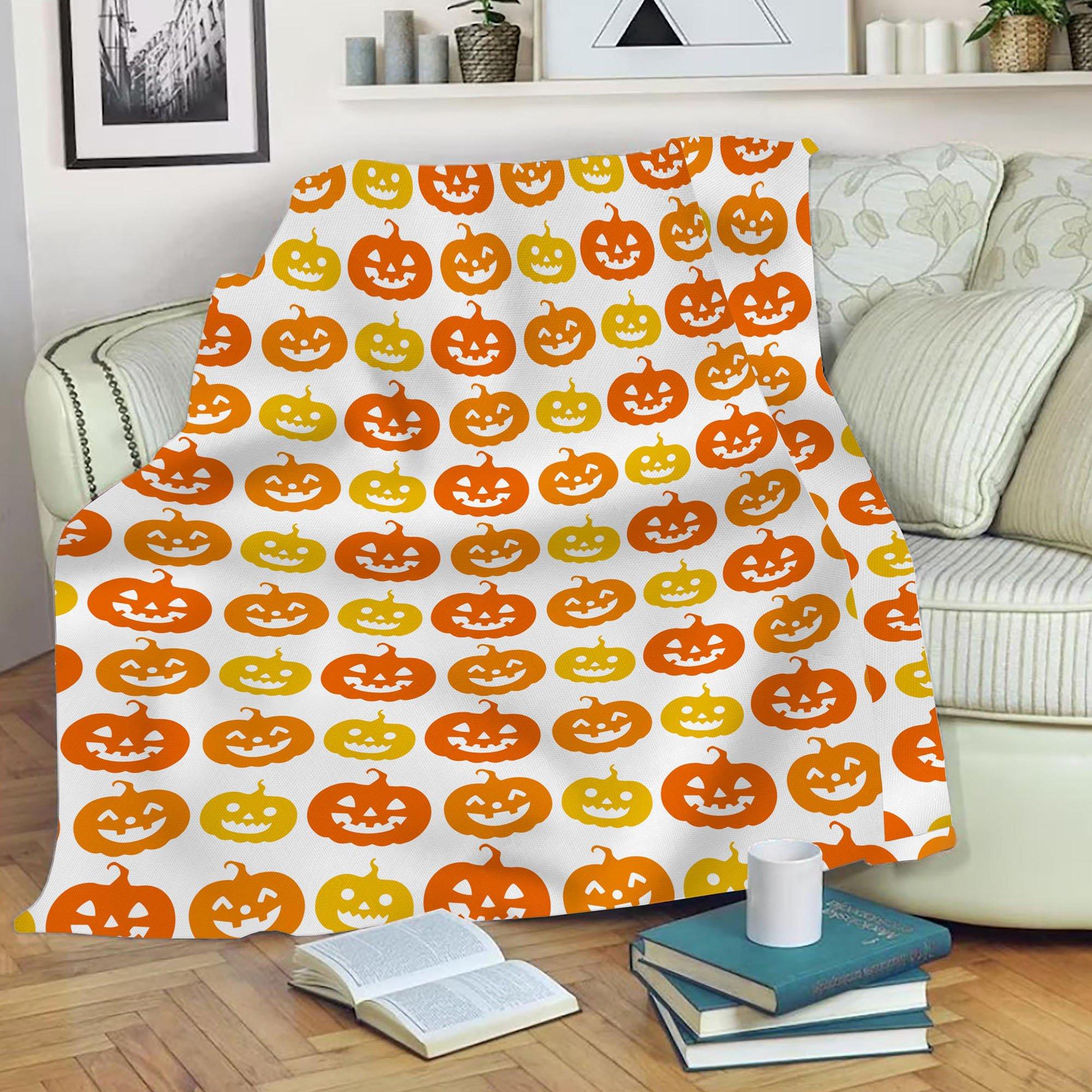 Halloween Fleece Blanket. 60in x 50in. Assorted Colors - Image 10