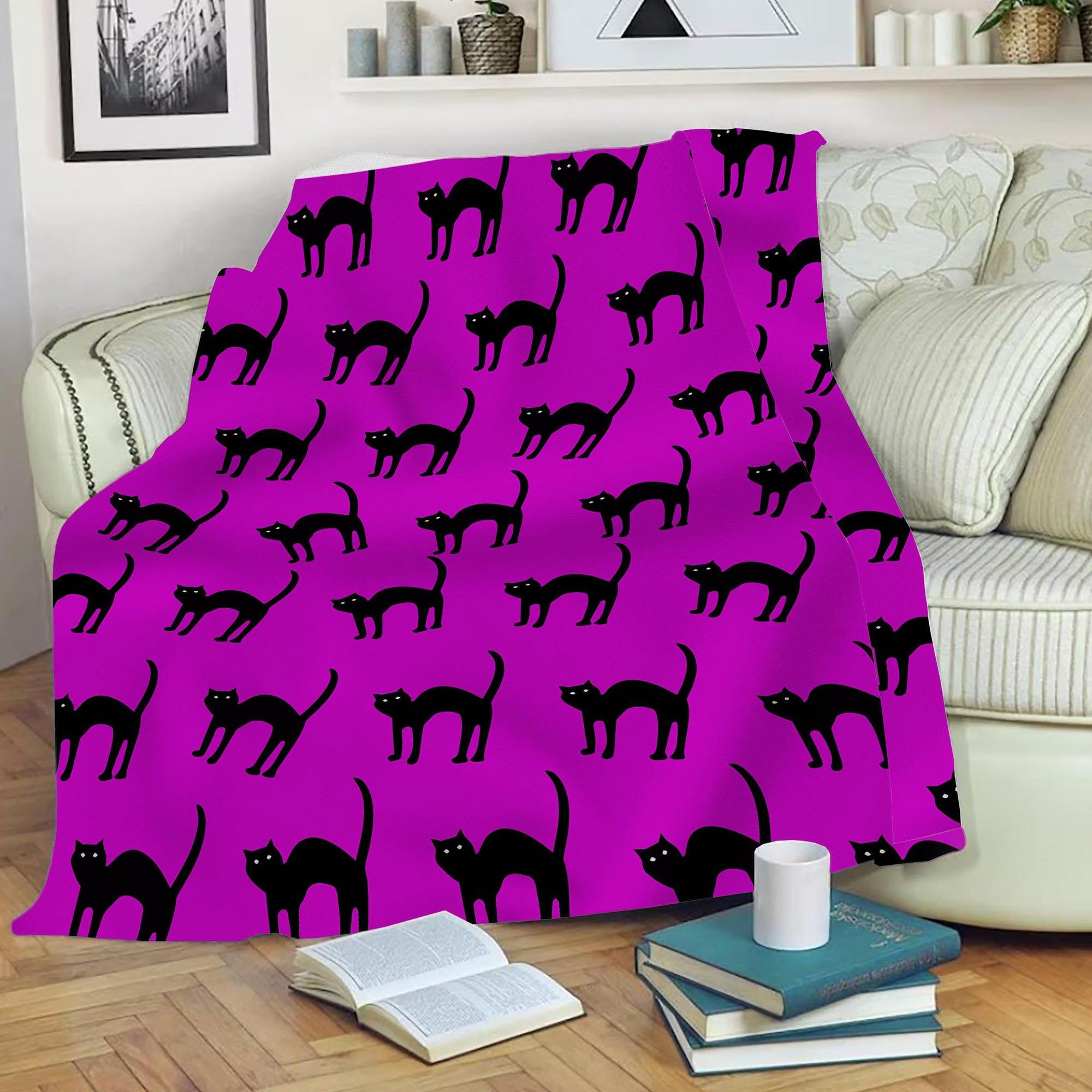Halloween Fleece Blanket. 60in x 50in. Assorted Colors - Image 12