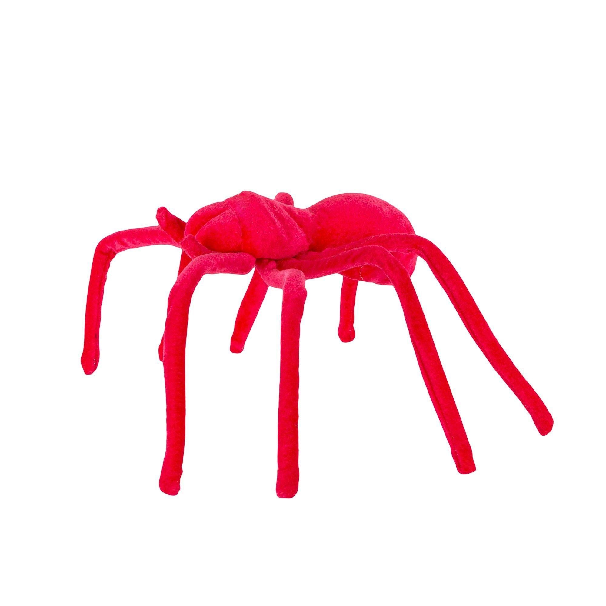 Neon Black Light Reactive Fabric Spider. 22.8in. Assorted Colors - Image 2