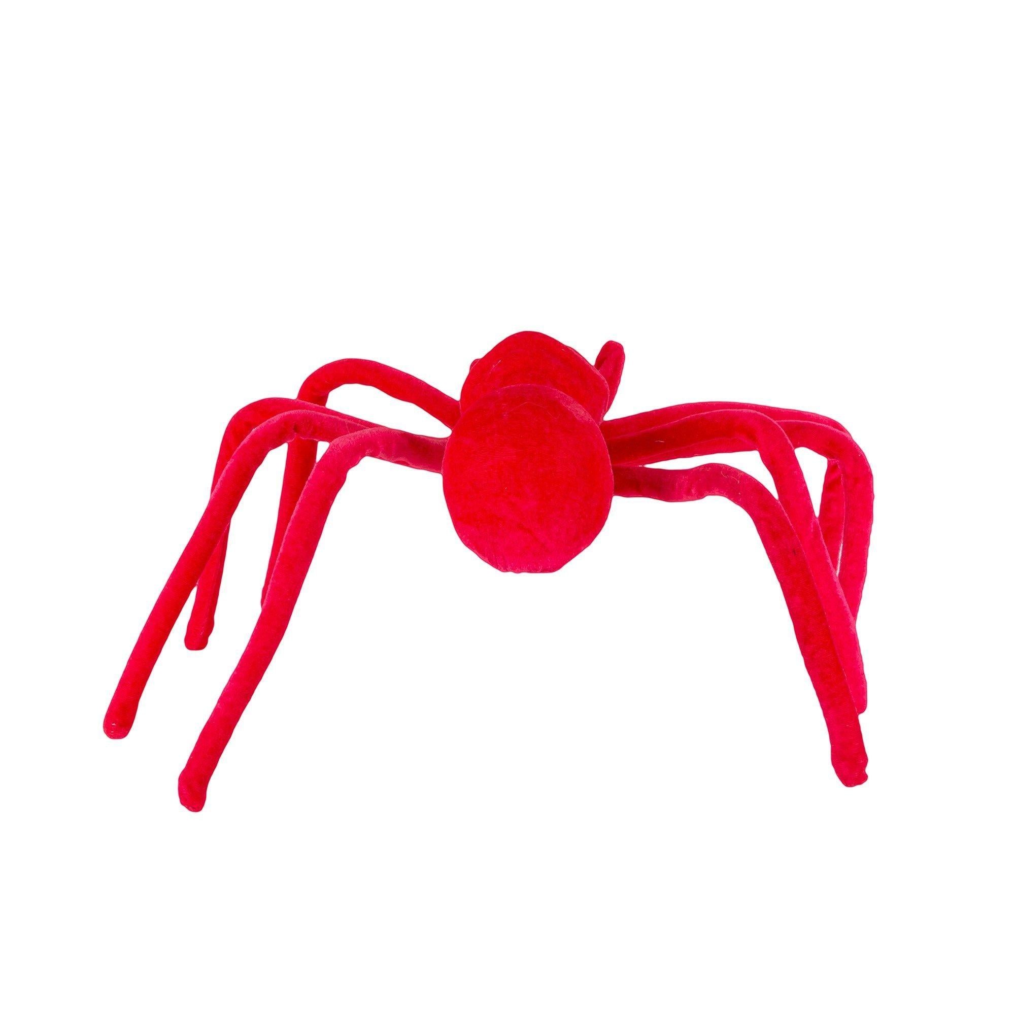 Neon Black Light Reactive Fabric Spider. 22.8in. Assorted Colors - Image 4