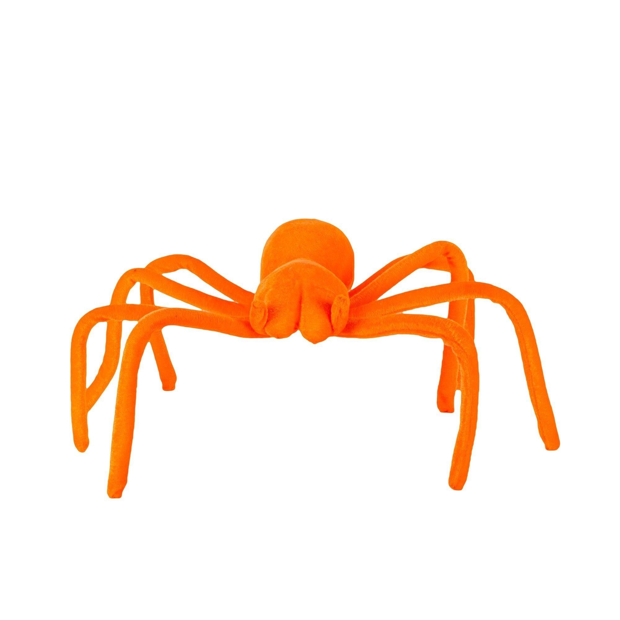 Neon Black Light Reactive Fabric Spider. 22.8in. Assorted Colors - Image 10